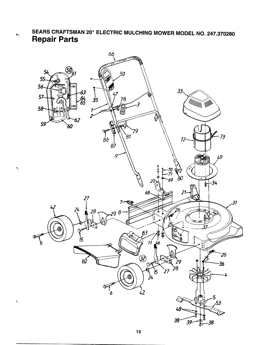 Sears 247.37028 manual 