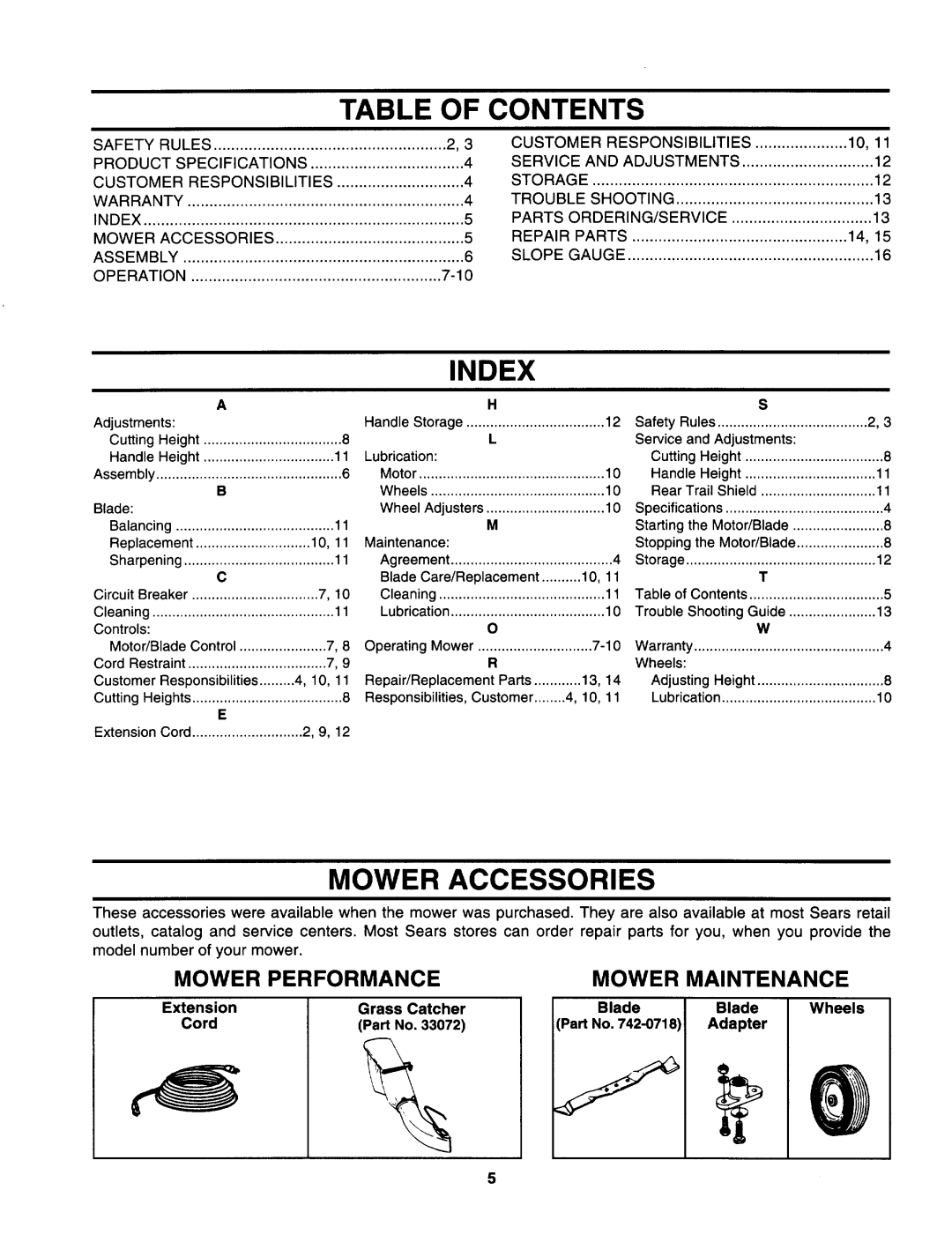 Sears 247.370291 manual 