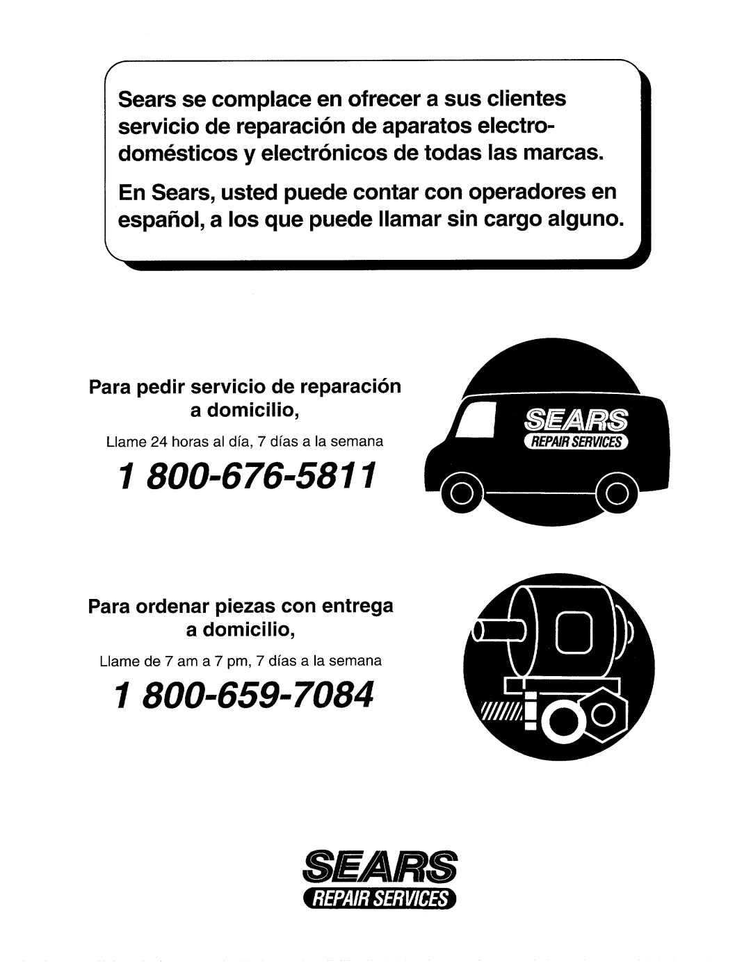 Sears 247.37033 manual 