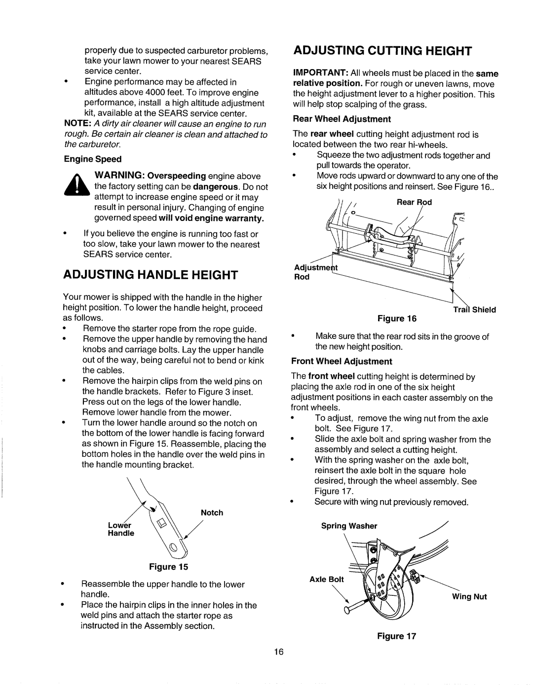 Sears 247.37035 manual 