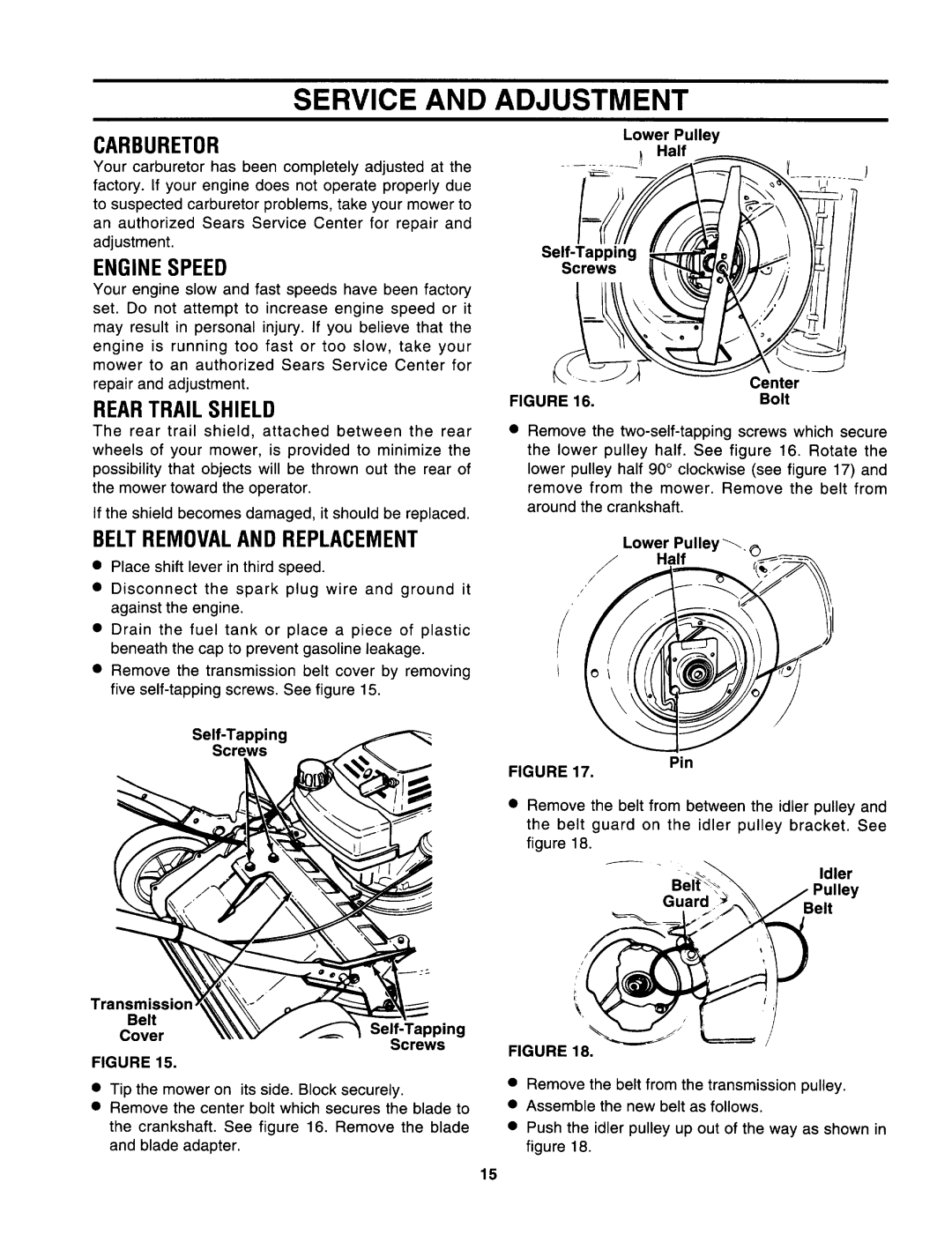 Sears 247.37638 manual 