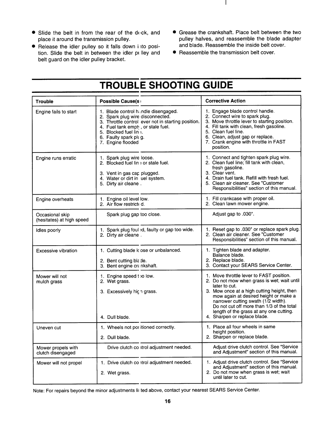 Sears 247.37638 manual 