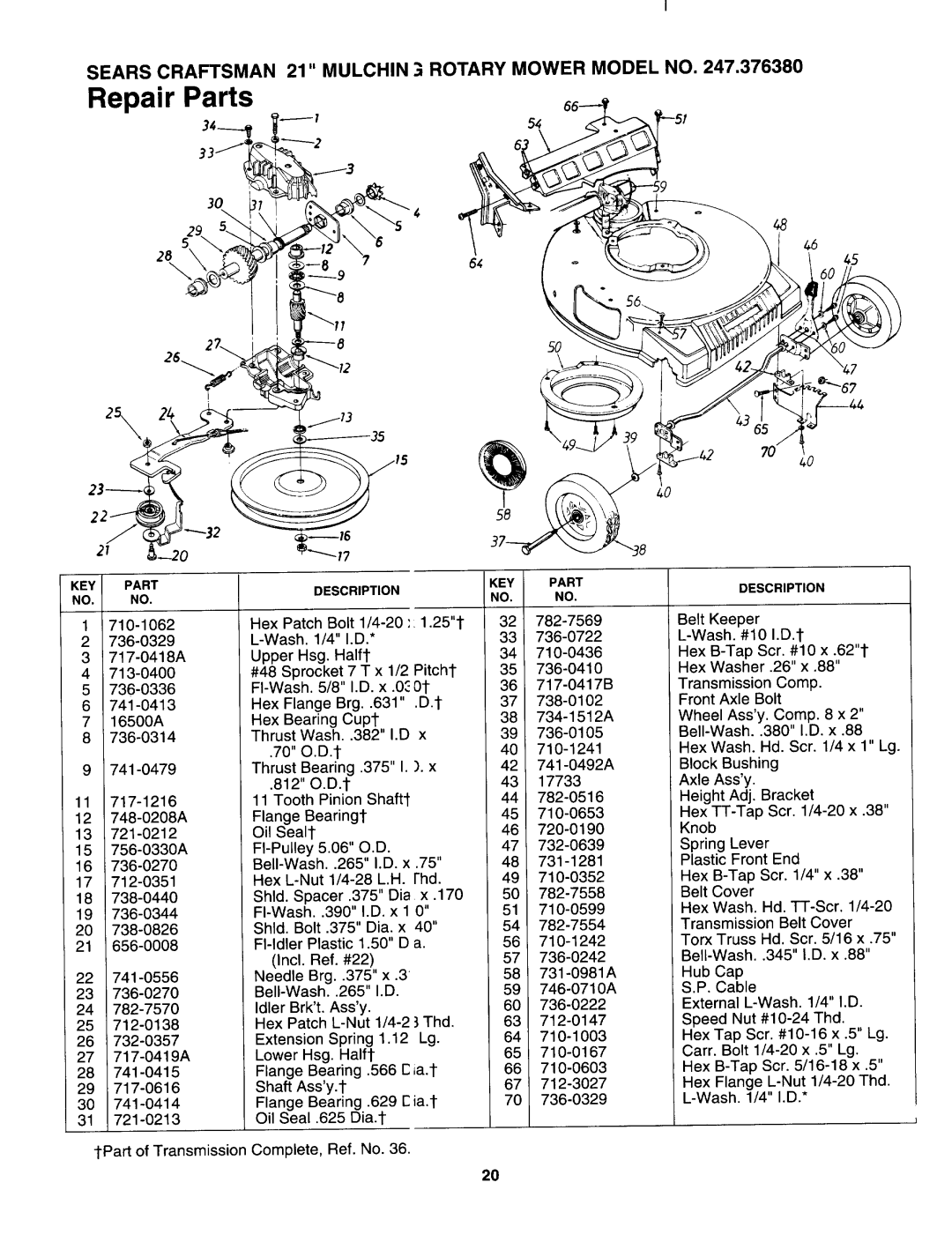 Sears 247.37638 manual 