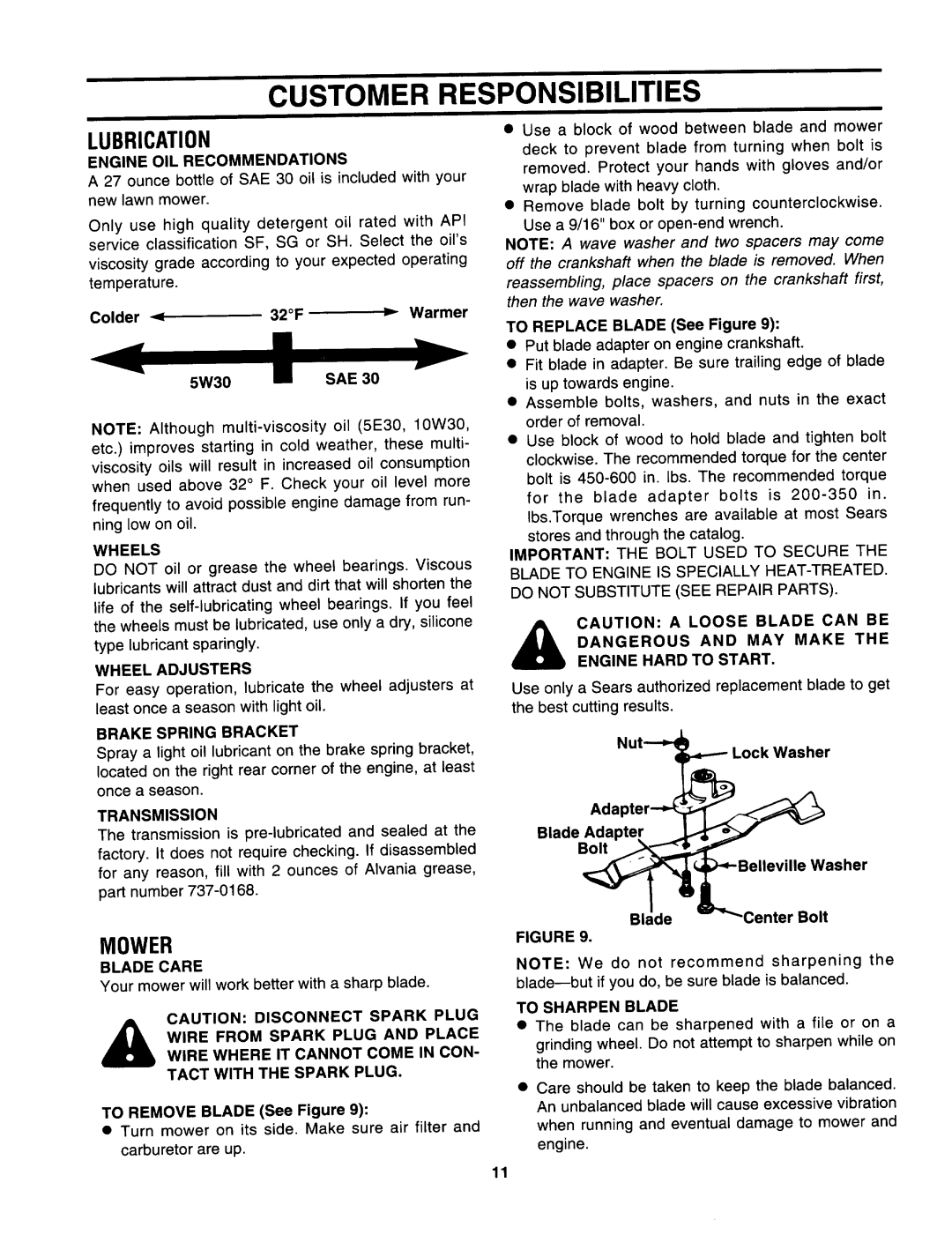 Sears 247.37638 manual 