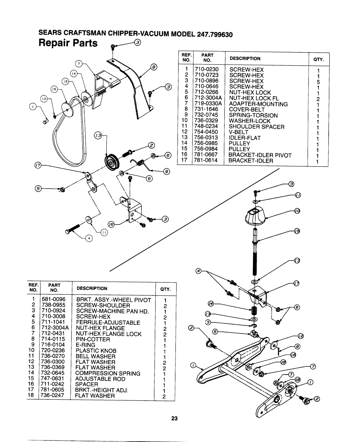 Sears 247.79963 manual 