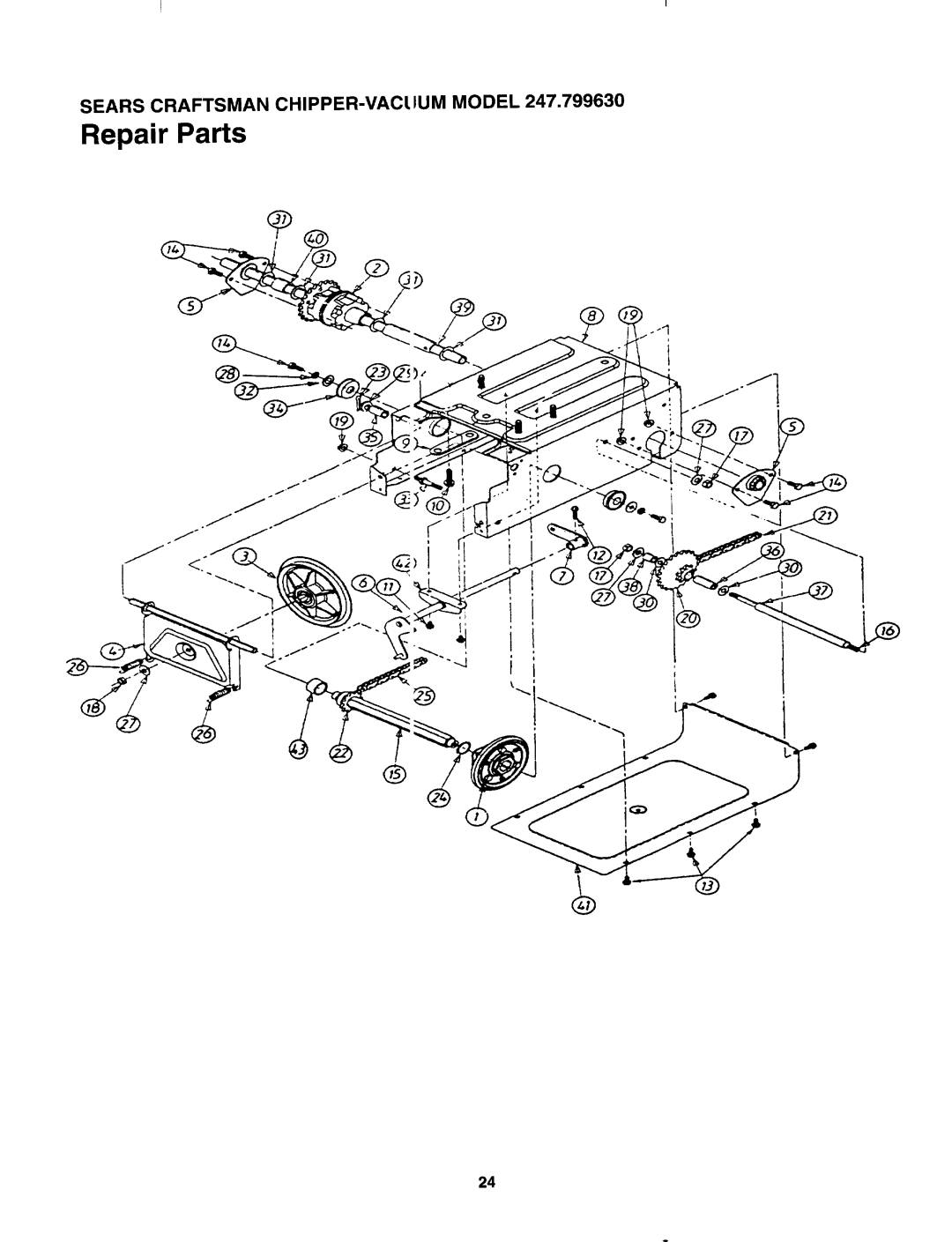 Sears 247.79963 manual 