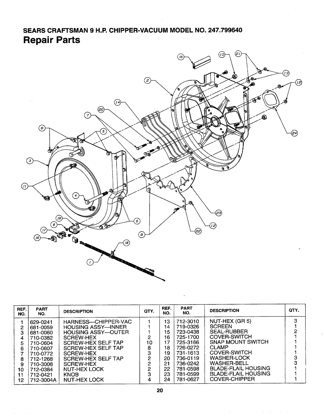 Sears 247.79964 manual 