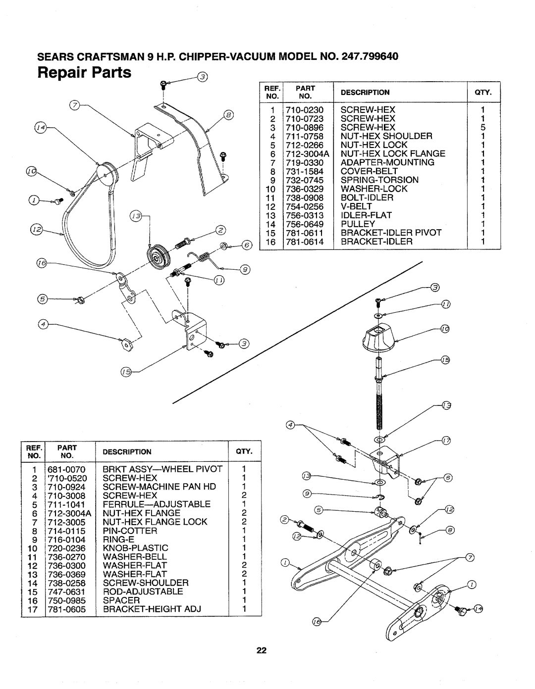 Sears 247.79964 manual 