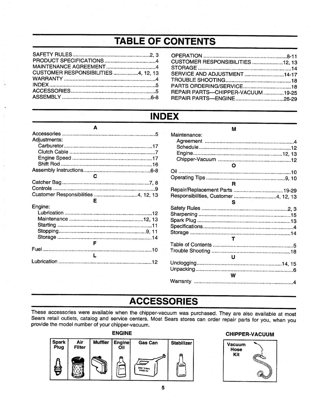 Sears 247.79964 manual 