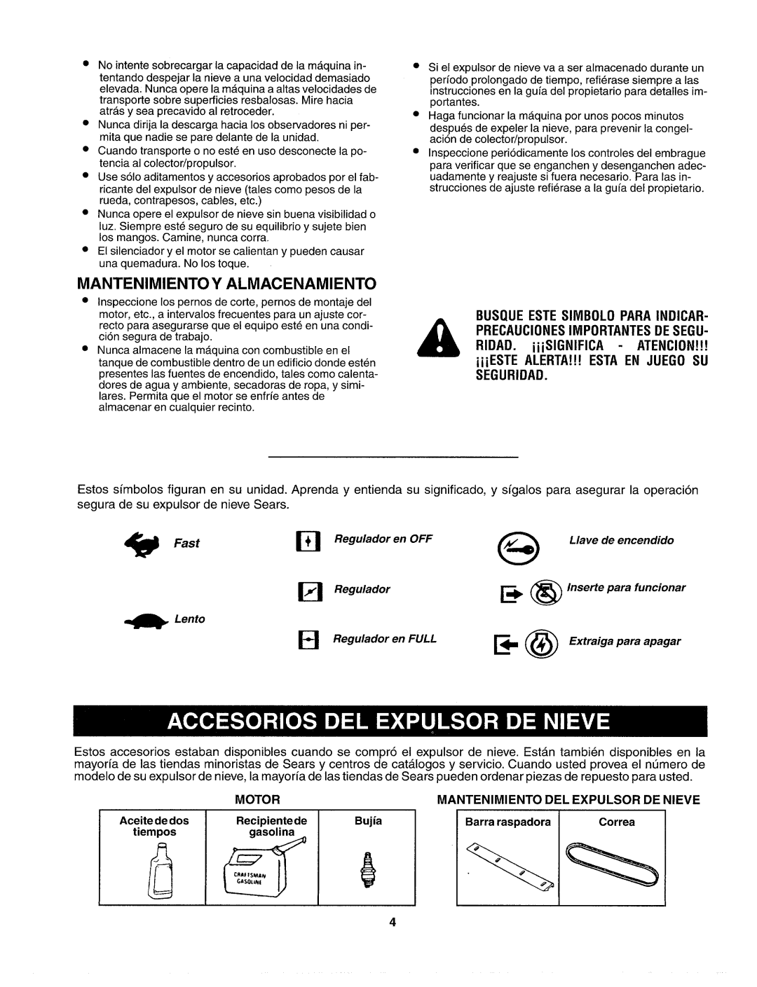 Sears 247.88557 manual 