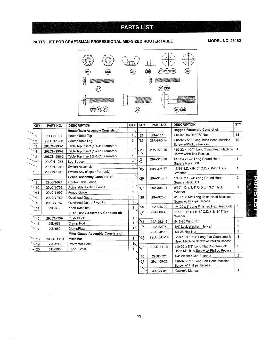 Sears 26462_0 owner manual @ @ @ @ @@@ @ @@@ @ @@ 