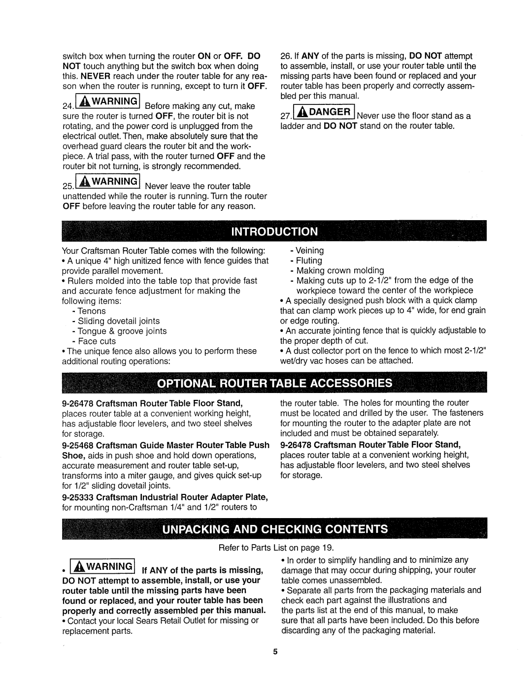 Sears 26462_0 owner manual 