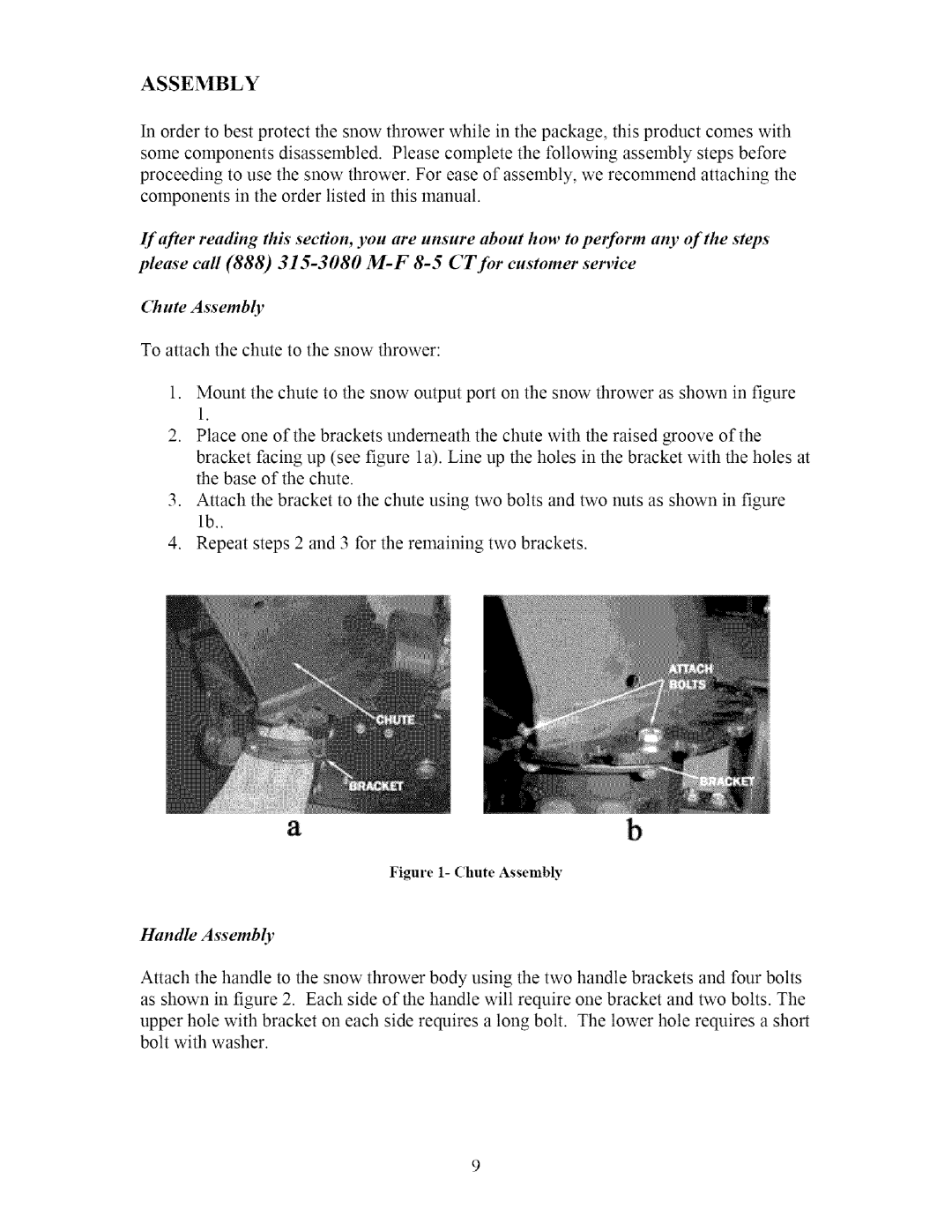 Sears 270-3250 owner manual Chute Assembly 