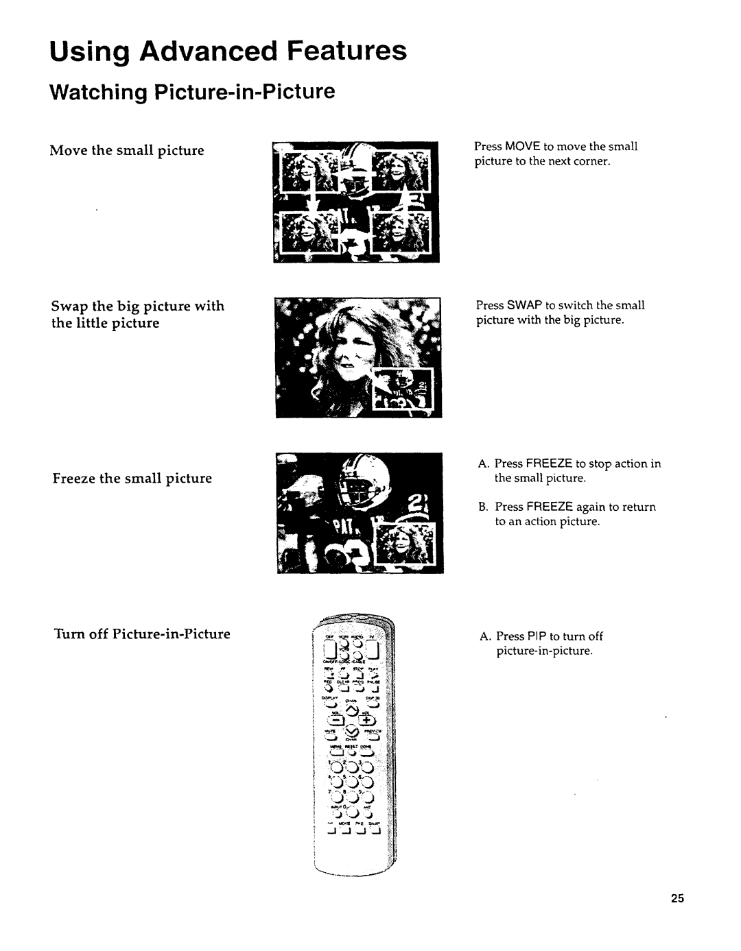 Sears 274.4279839 owner manual Picture- in-picture 