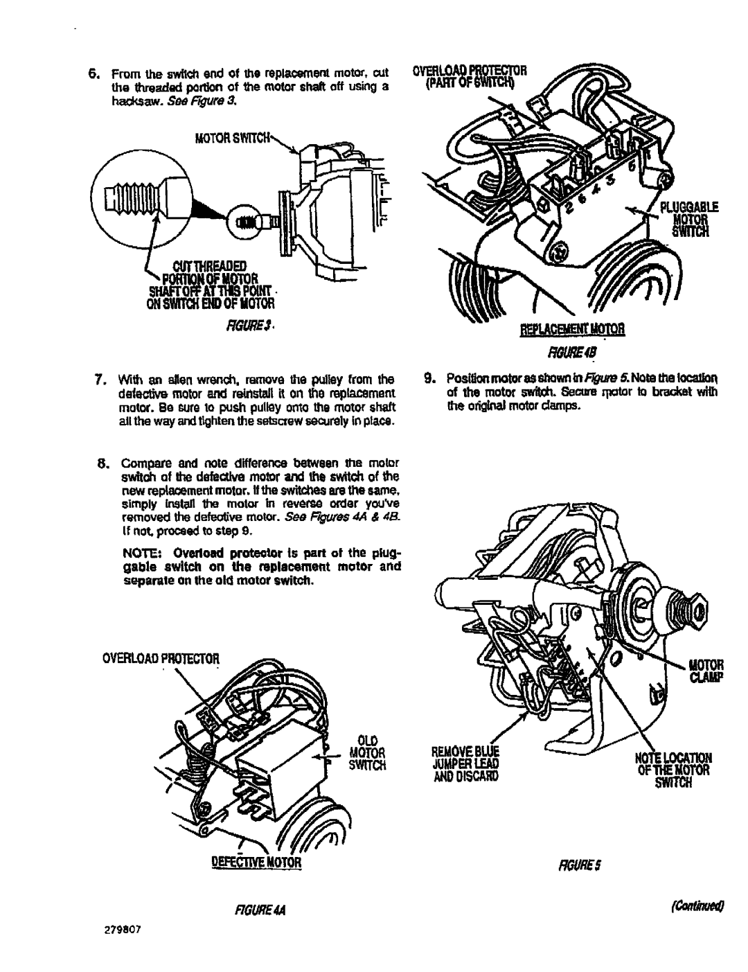 Sears 279827 manual Omen .o 