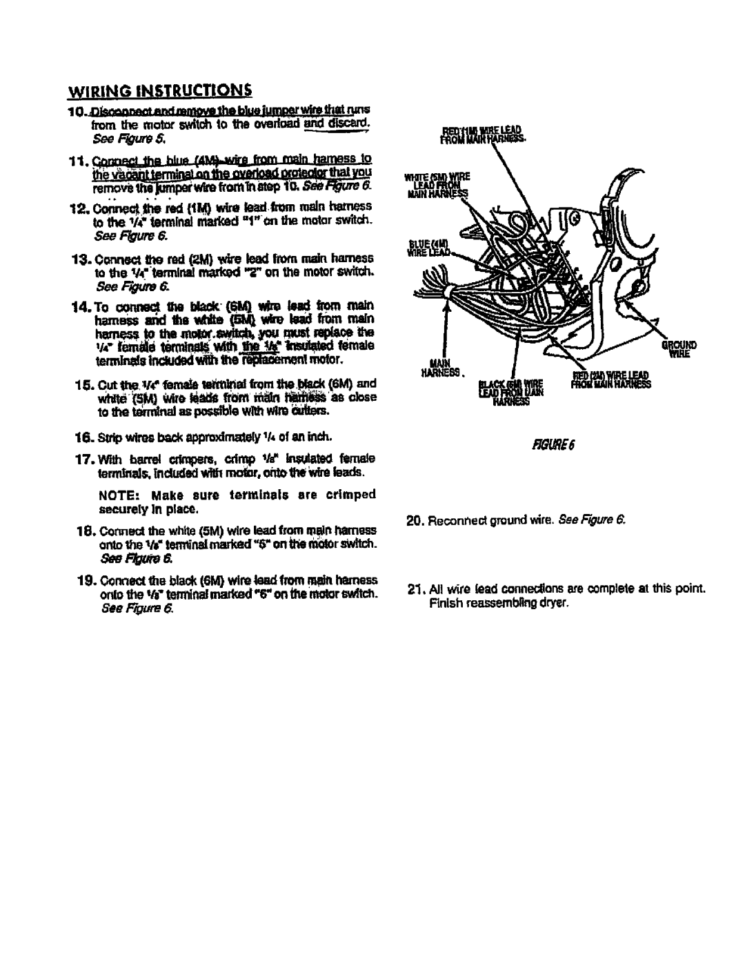 Sears 279827 manual Nins, Motor, Ral he 