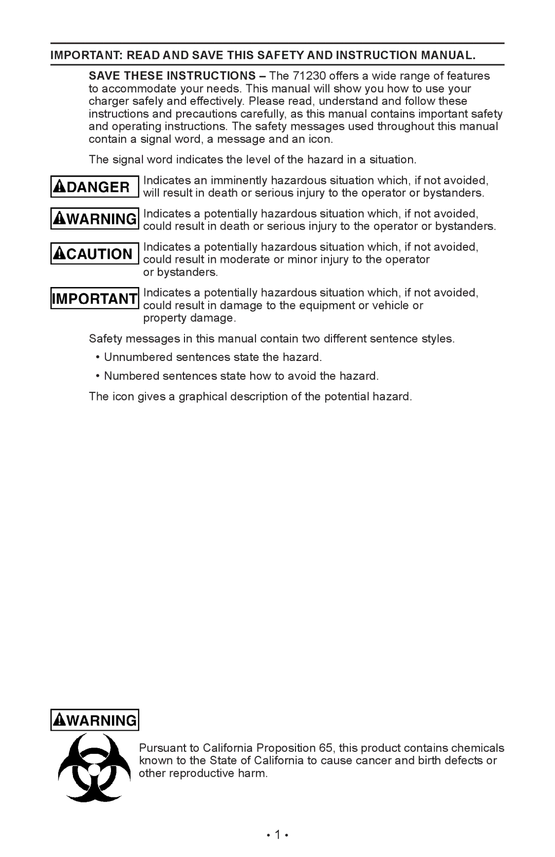 Sears 28.7123 operating instructions 