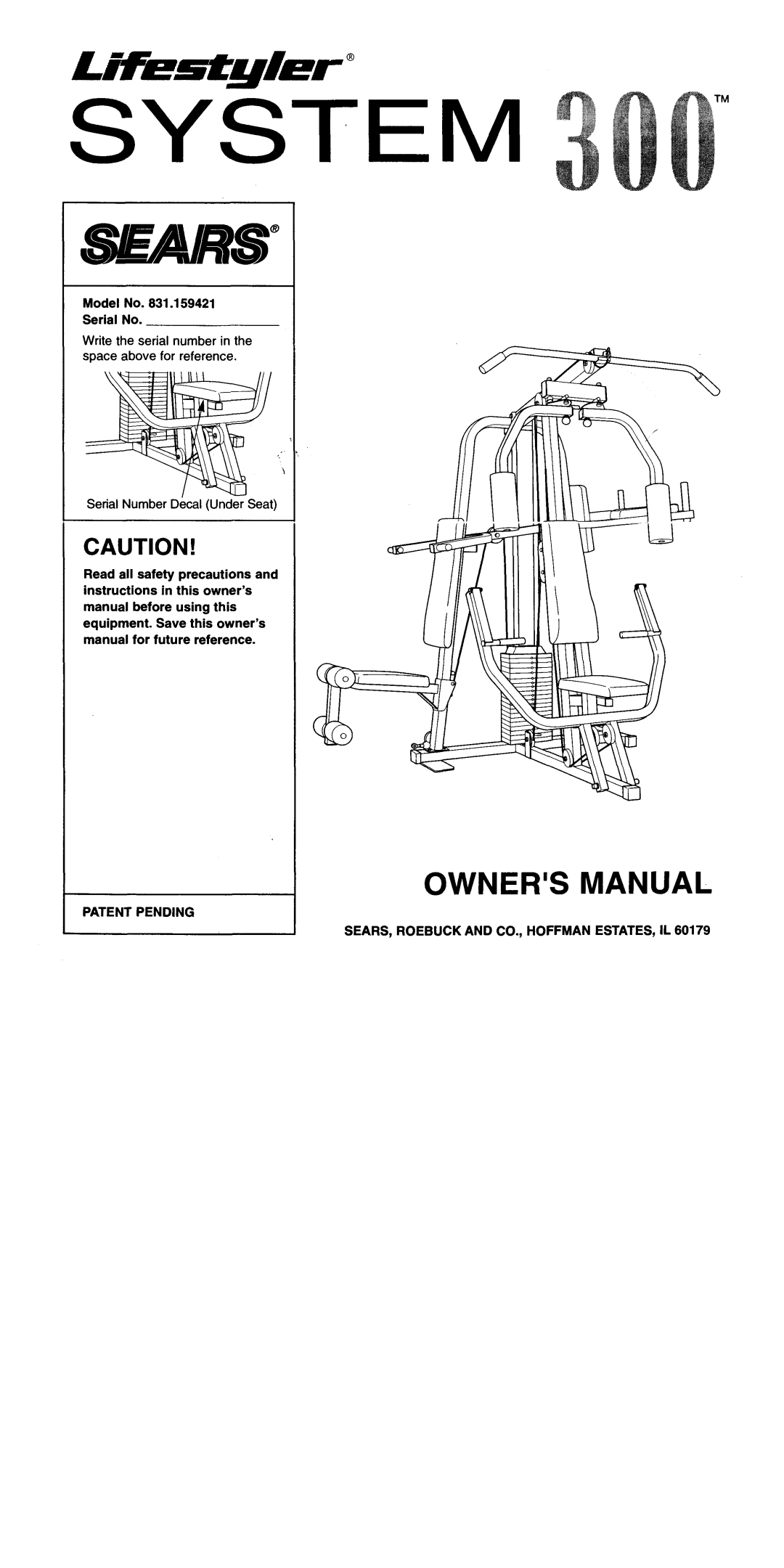 Sears 300 manual 