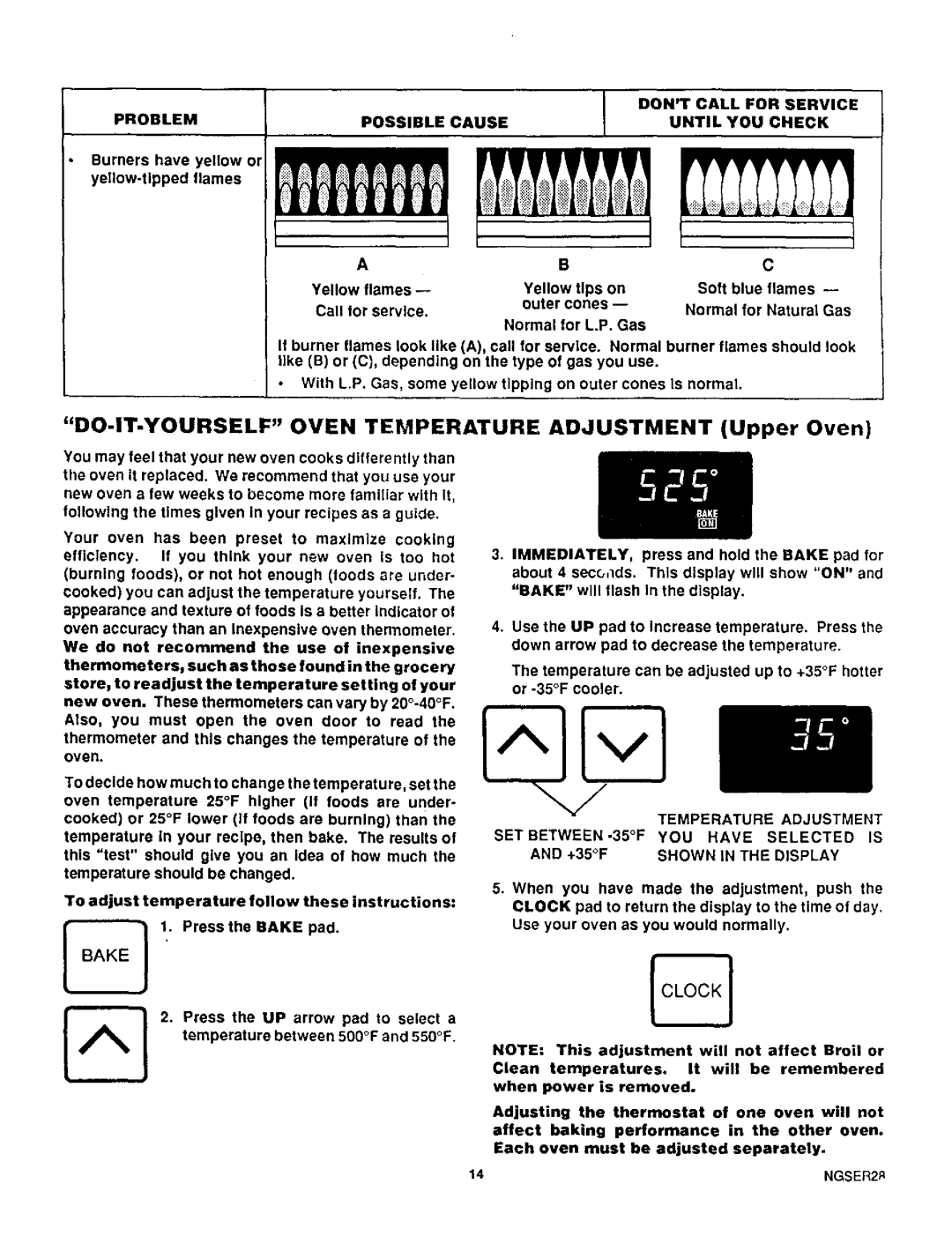 Sears 30221, 30129, 30229 warranty Dont Call for Service, Problem Possible Cause Until YOU Check 