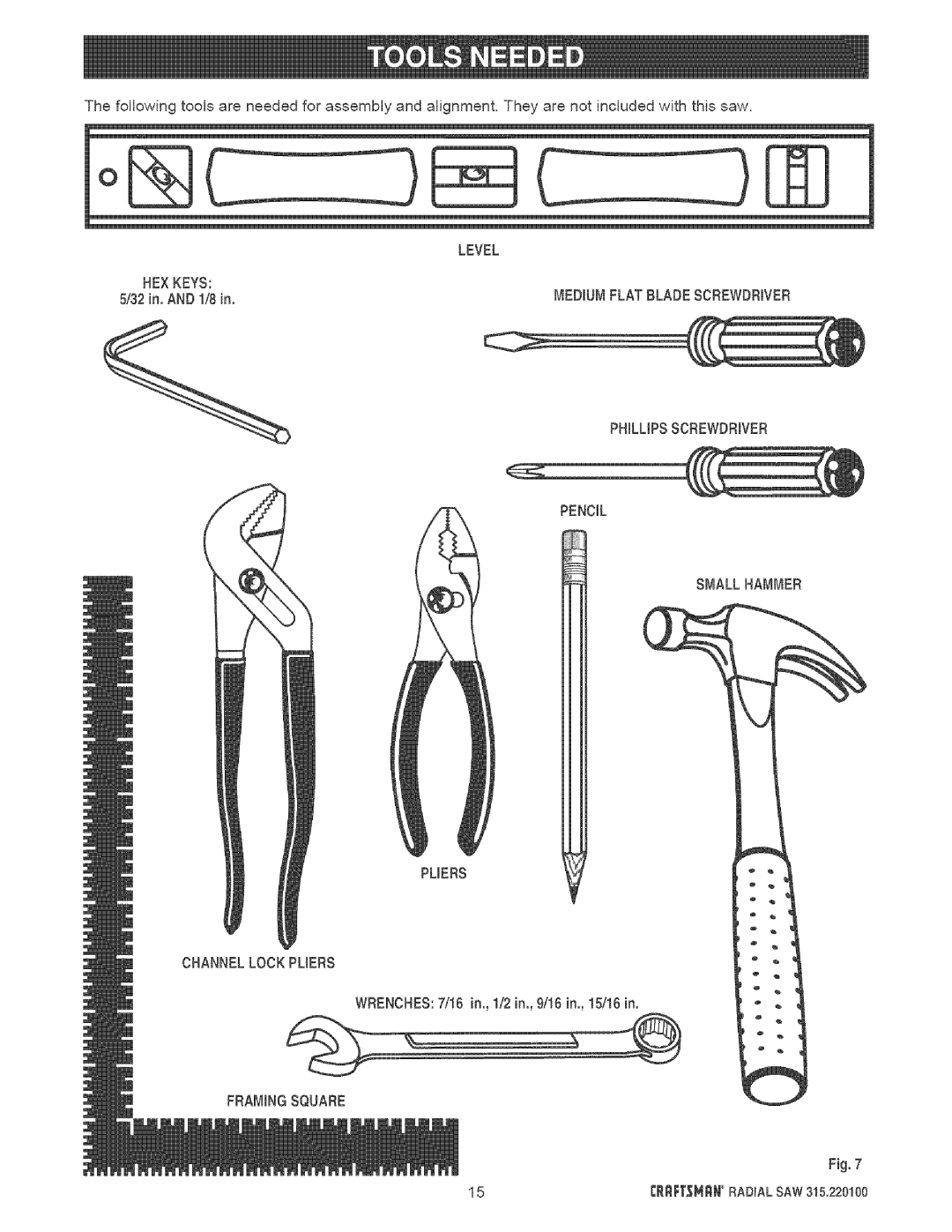 Sears 315.220100 operating instructions Channellock Pliers Framingsquare 