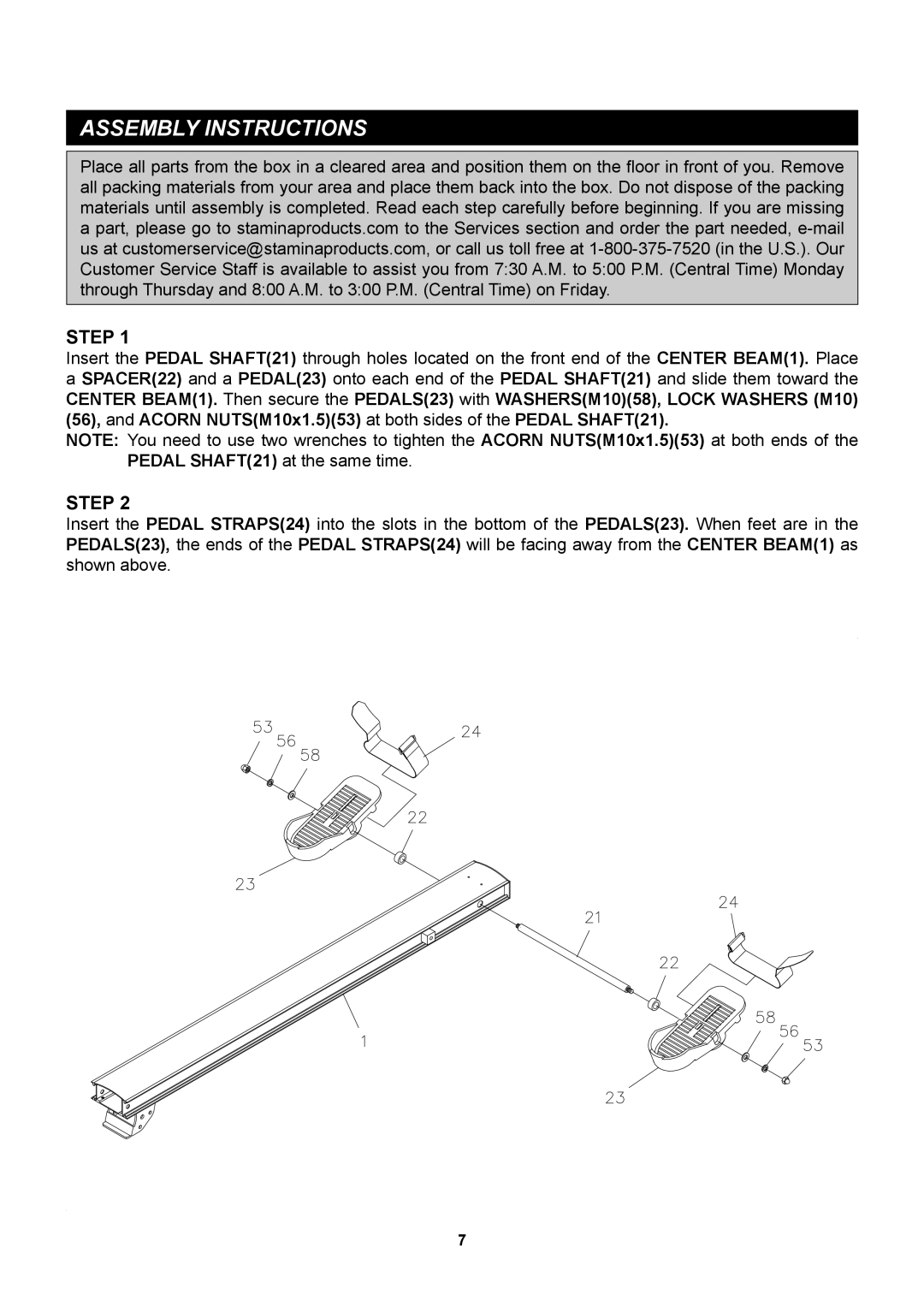 Sears 35-1215B owner manual Assembly Instructions, Step 