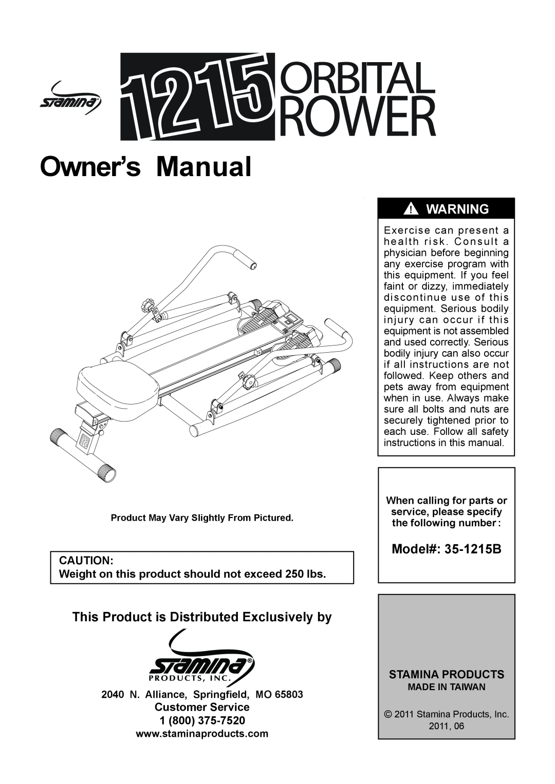 Sears owner manual Owner’s Manual, This Product is Distributed Exclusively by, Model# 35-1215B 