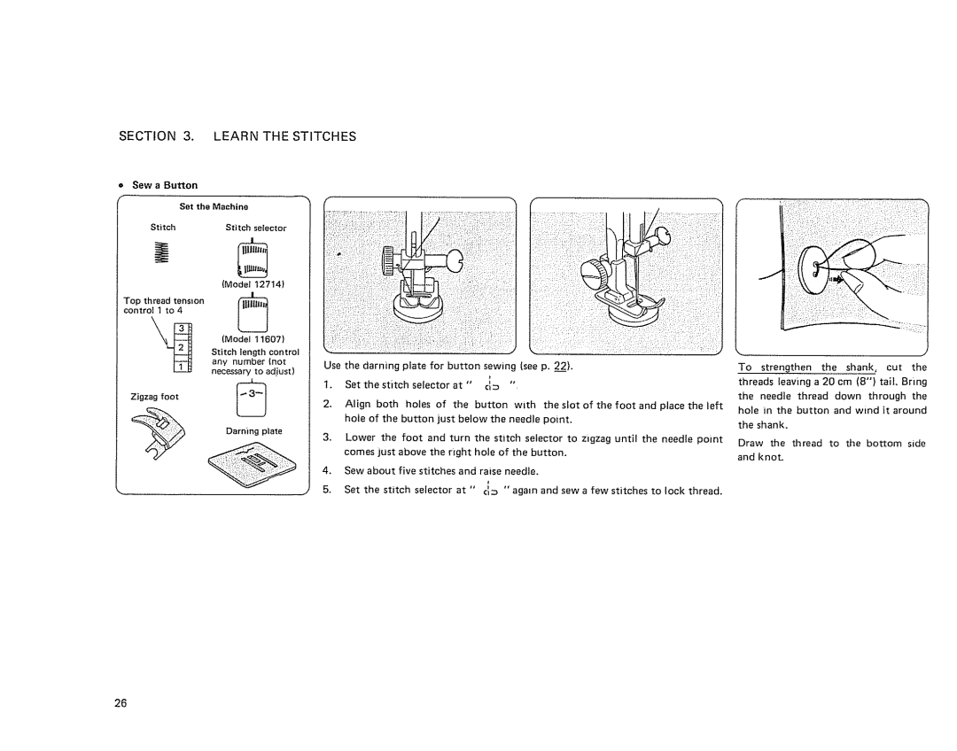 Sears 385. 11607 owner manual Pate for, See p 