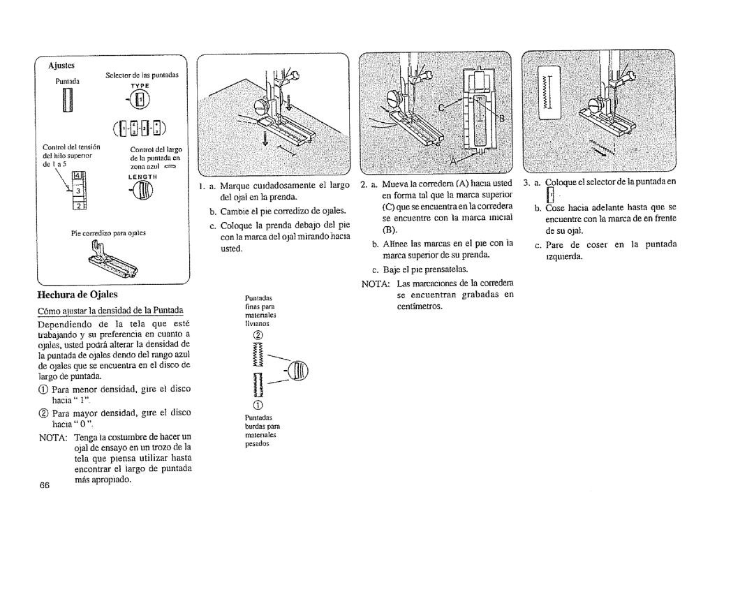 Sears 385. 11608 owner manual Selector de ins puntadas 