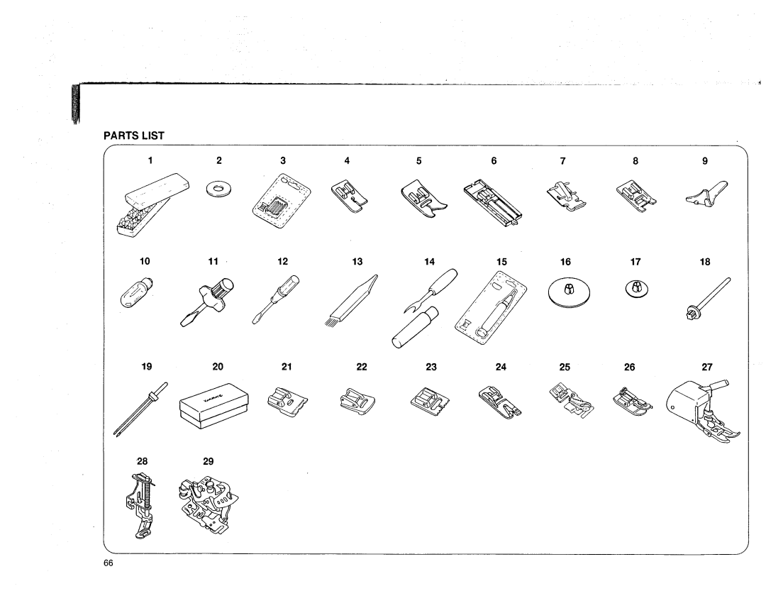 Sears 385. 17928 owner manual Parts List 