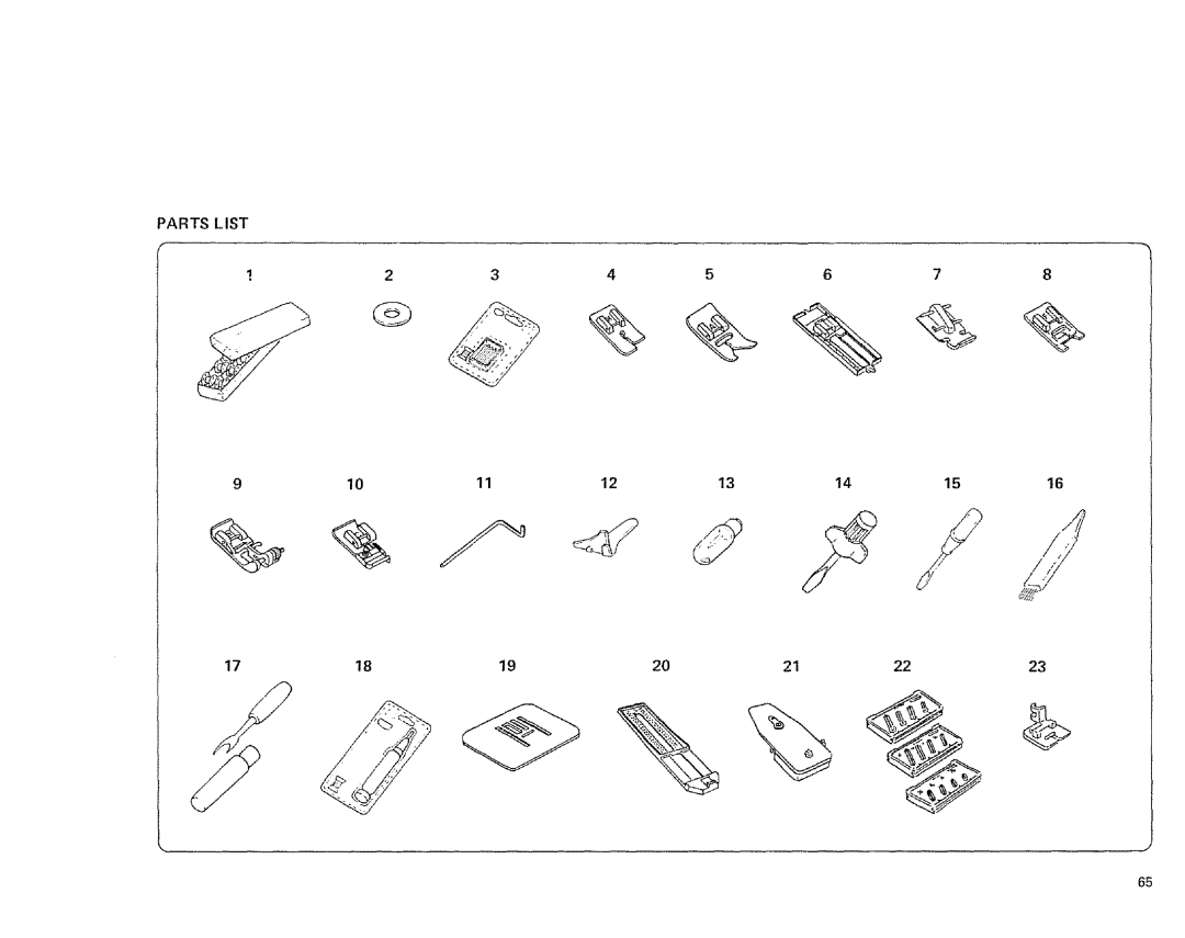 Sears 385. 1884180 owner manual Parts List 