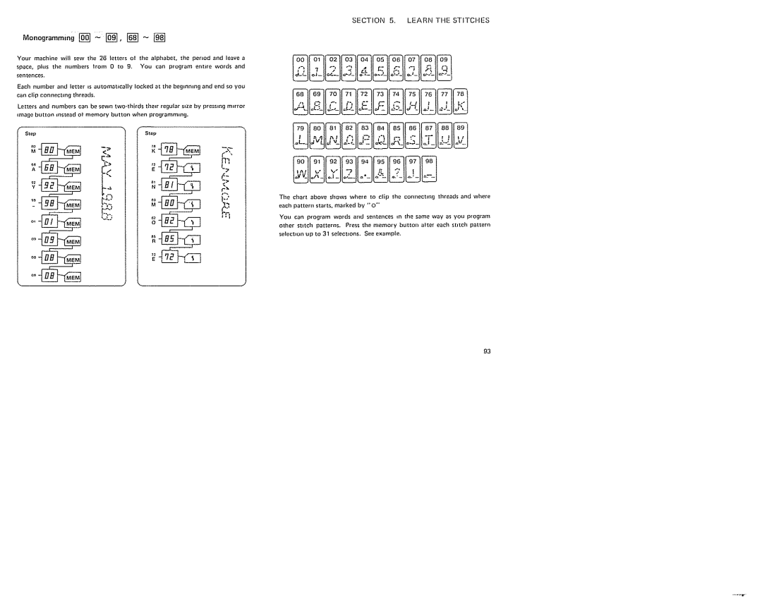 Sears 385. 19601 owner manual Rrl, Sentences 