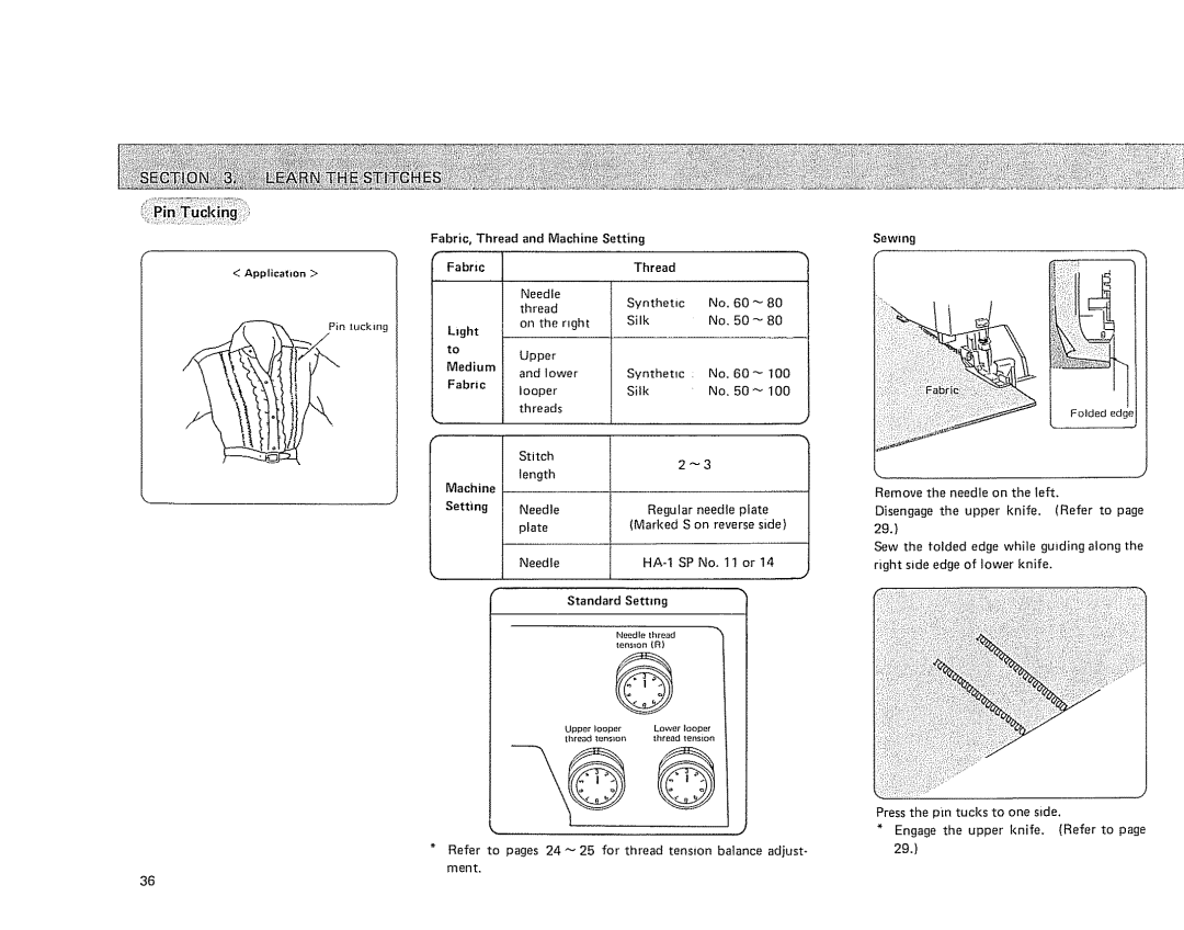 Sears 385. 564180 owner manual Fabric Thread, Light 