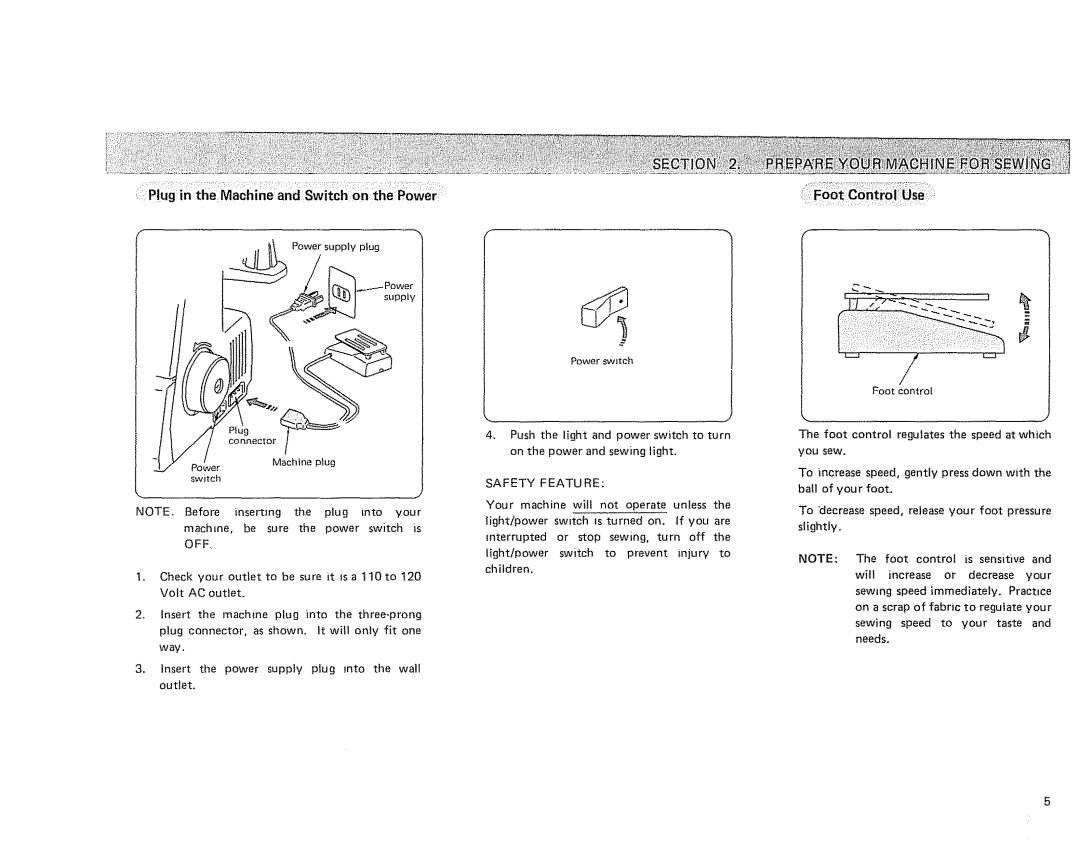 Sears 385. 564180 owner manual Safety Feature 