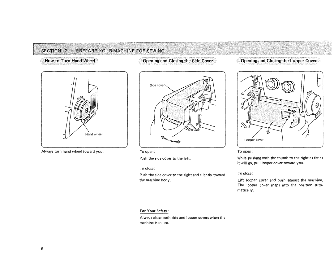 Sears 385. 564180 owner manual Eel Alwaysturnhandwheeltowardyou 