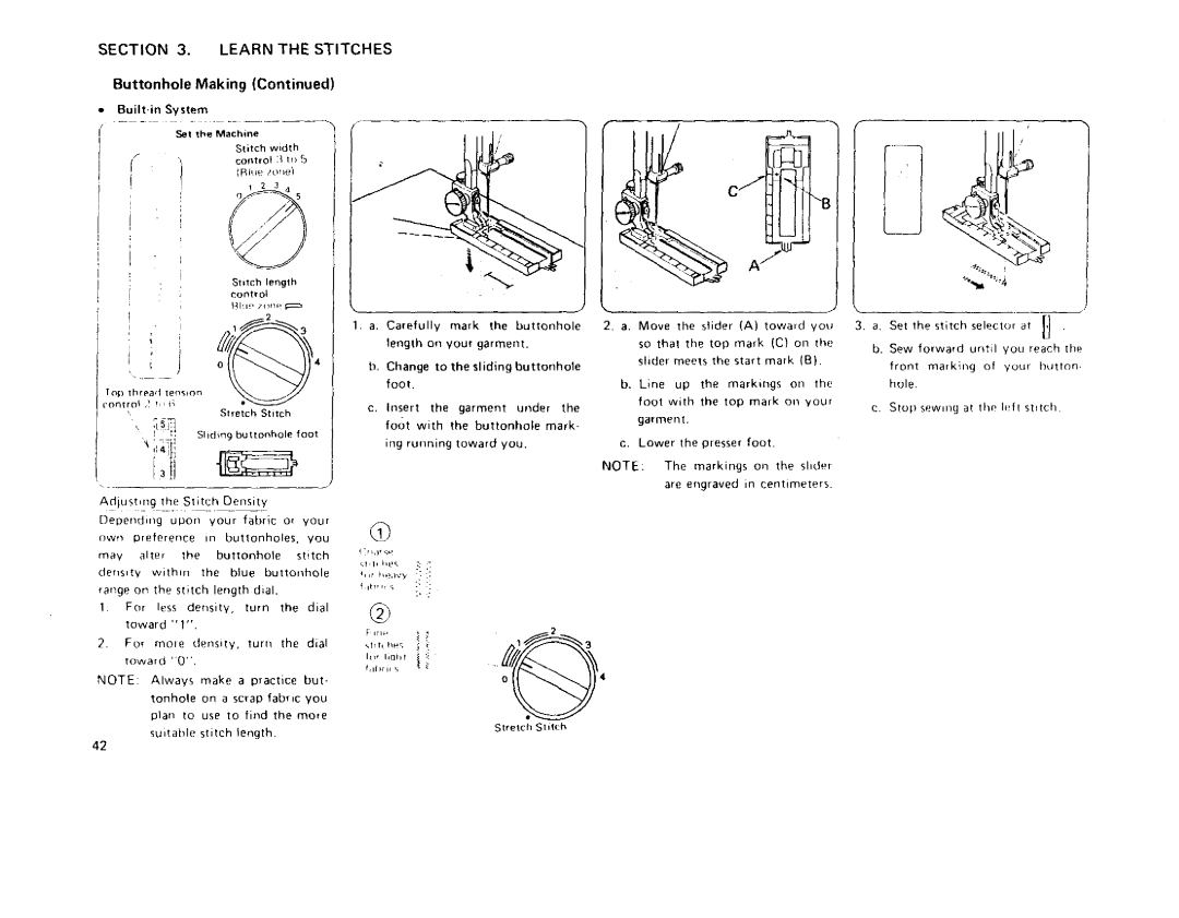 Sears 385 owner manual Garment, Lower 