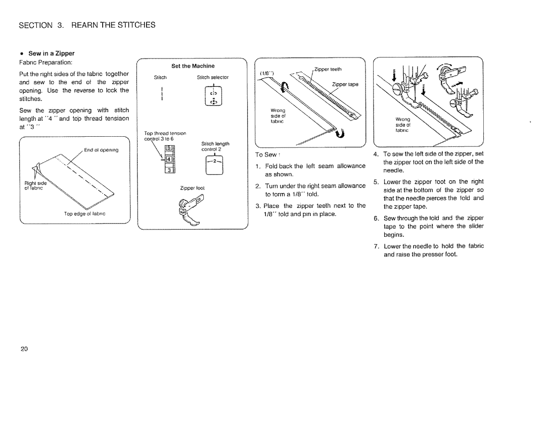 Sears 385.12514 owner manual To Sew 