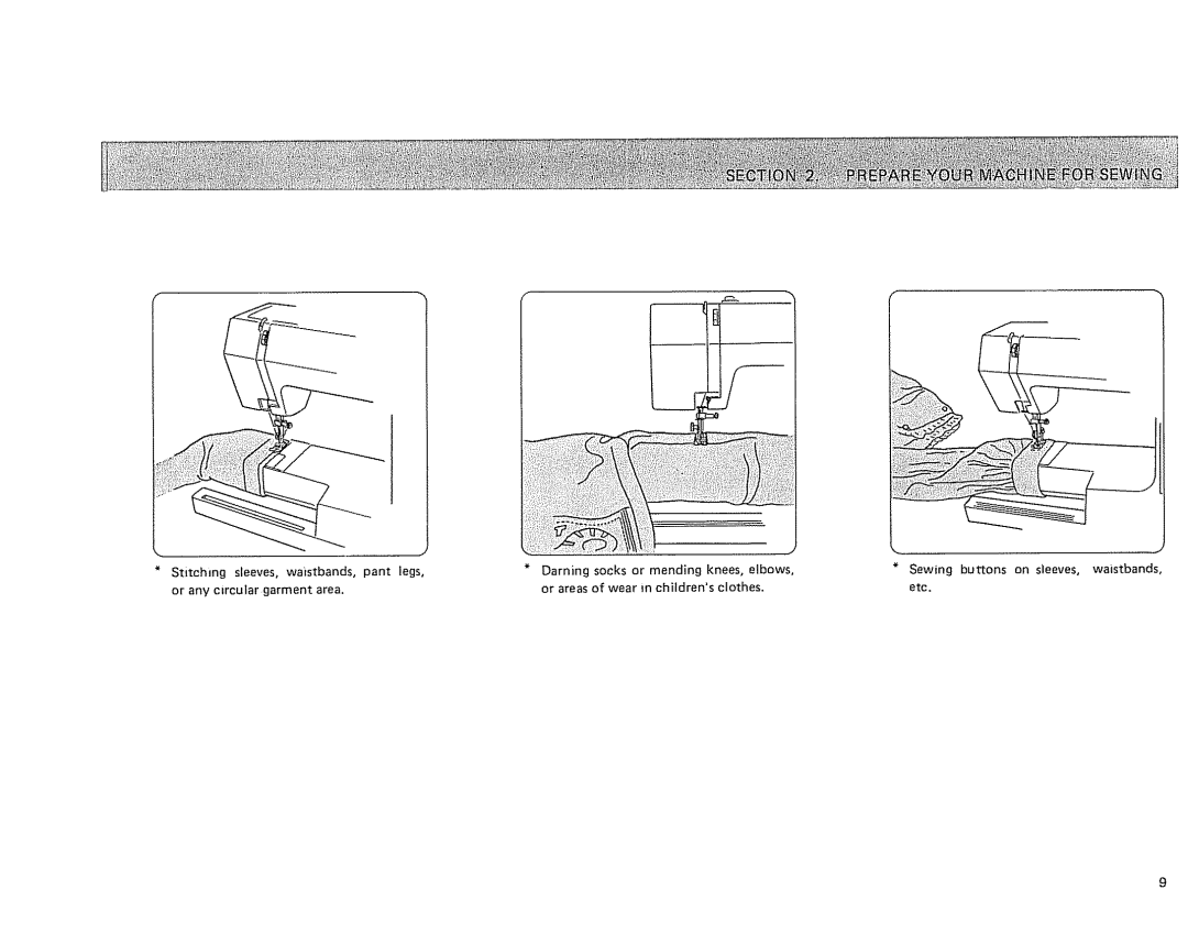 Sears 385.17724 owner manual Oranycirculargarmentarea Orareasofwearinchildrensclothes Etc 