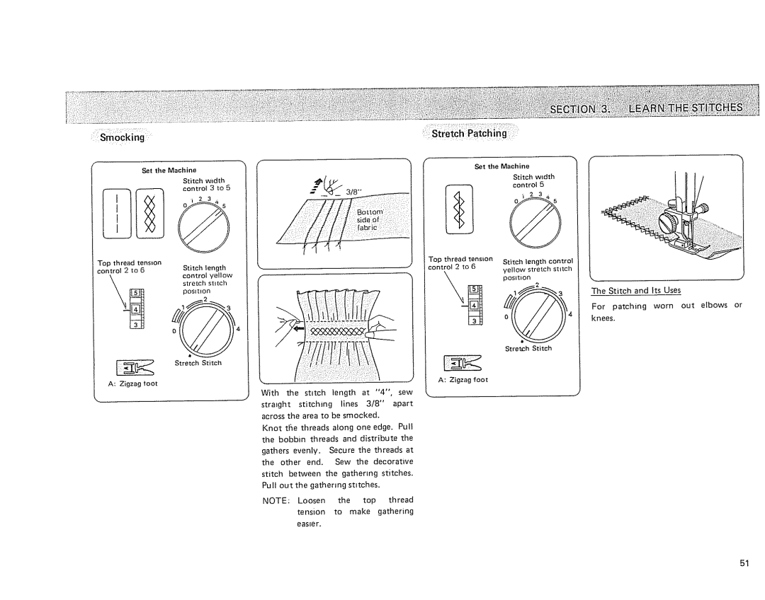 Sears 385.17724 owner manual Set the Machine Stitch Wdth, Easier 