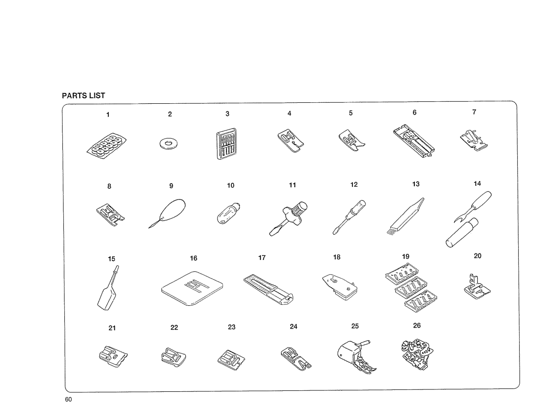 Sears 385.17724 owner manual Parts List 