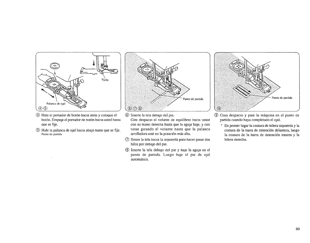 Sears 385.1883 manual Tecla 