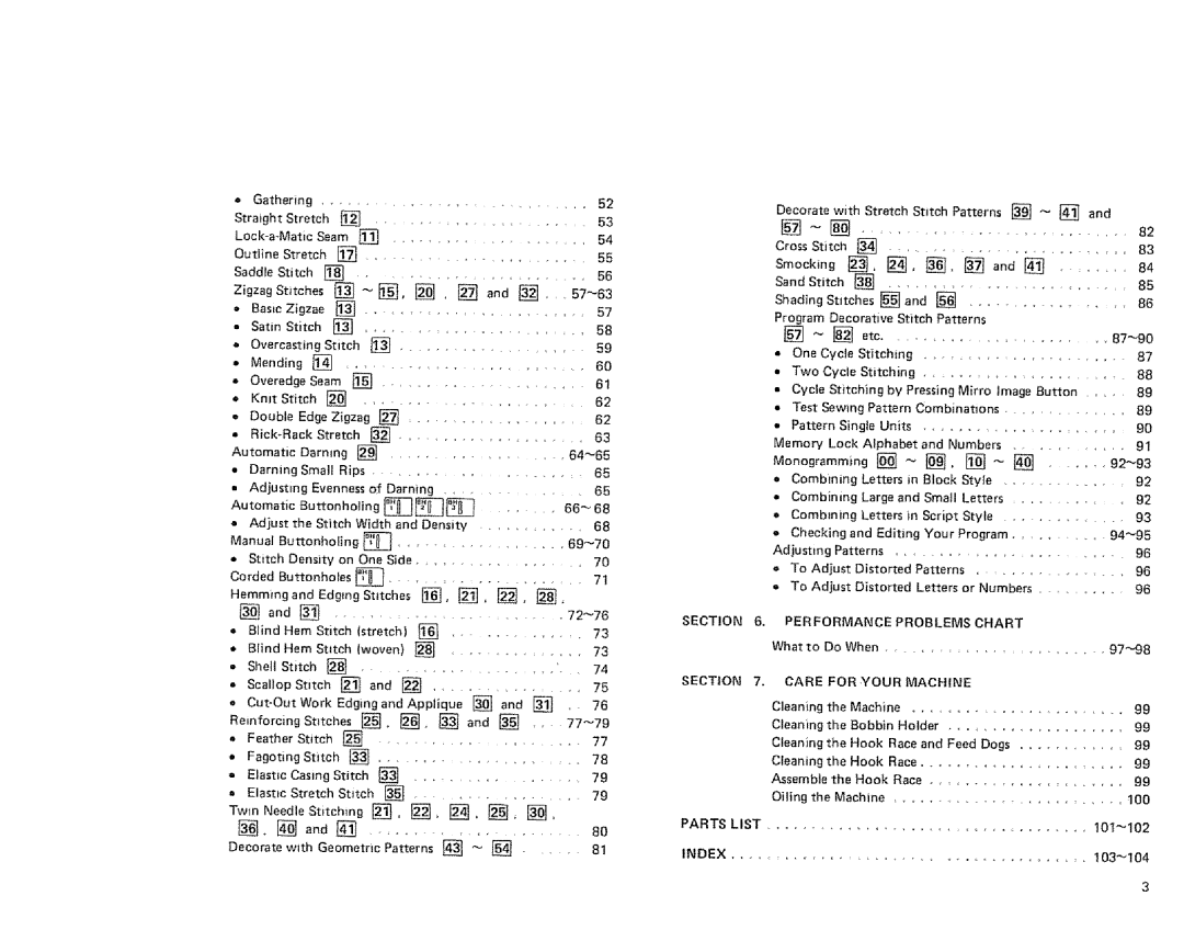 Sears 385.1915 owner manual 10tI02, 103104, 7276 