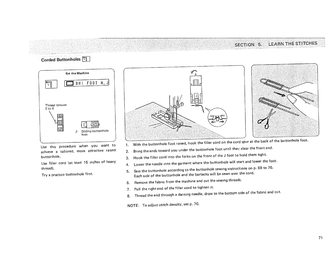 Sears 385.1915 owner manual Setthe Machine 