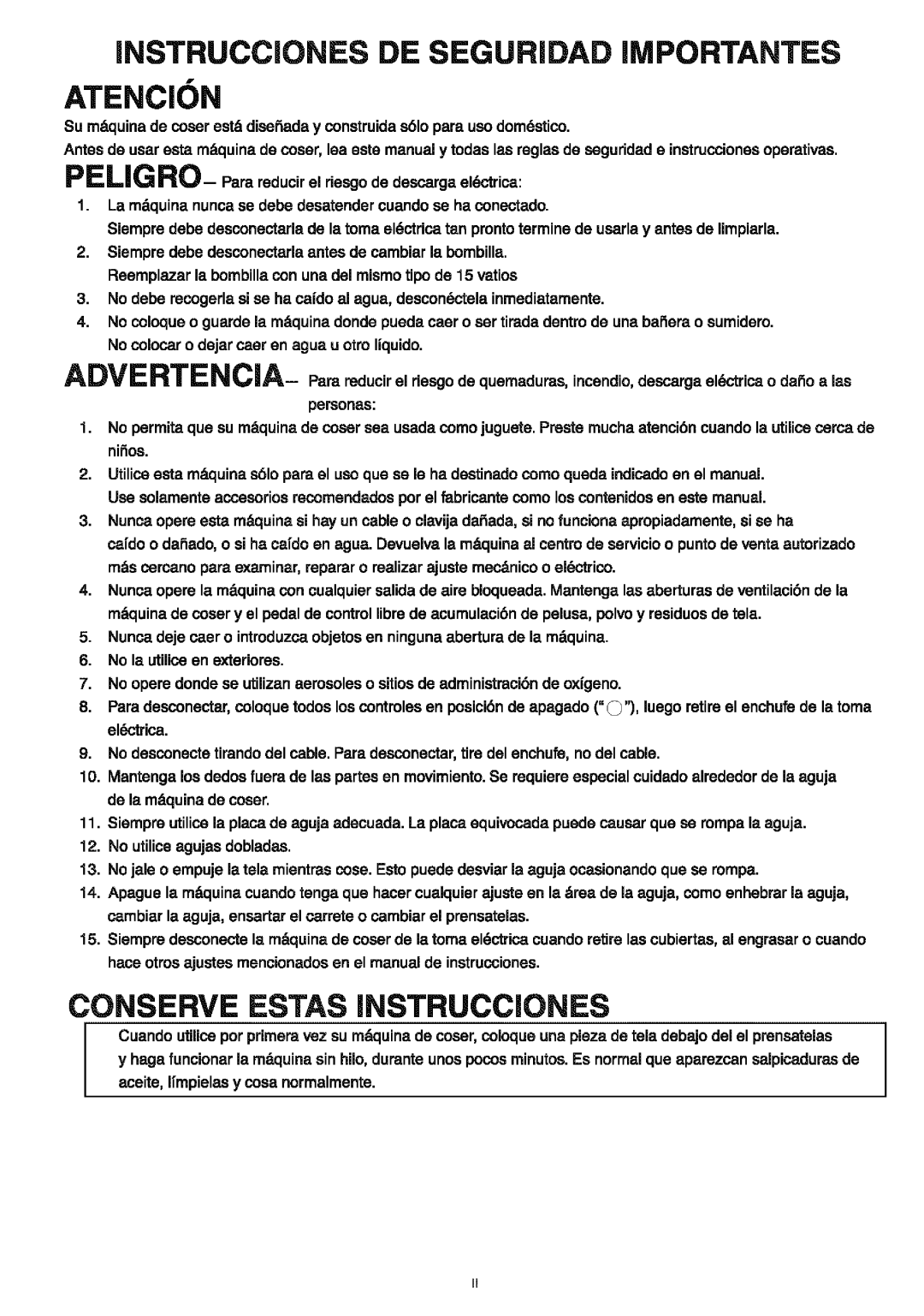 Sears 385.4052LX200 owner manual Instrucciones DE Seguridad Importantes Atencion 