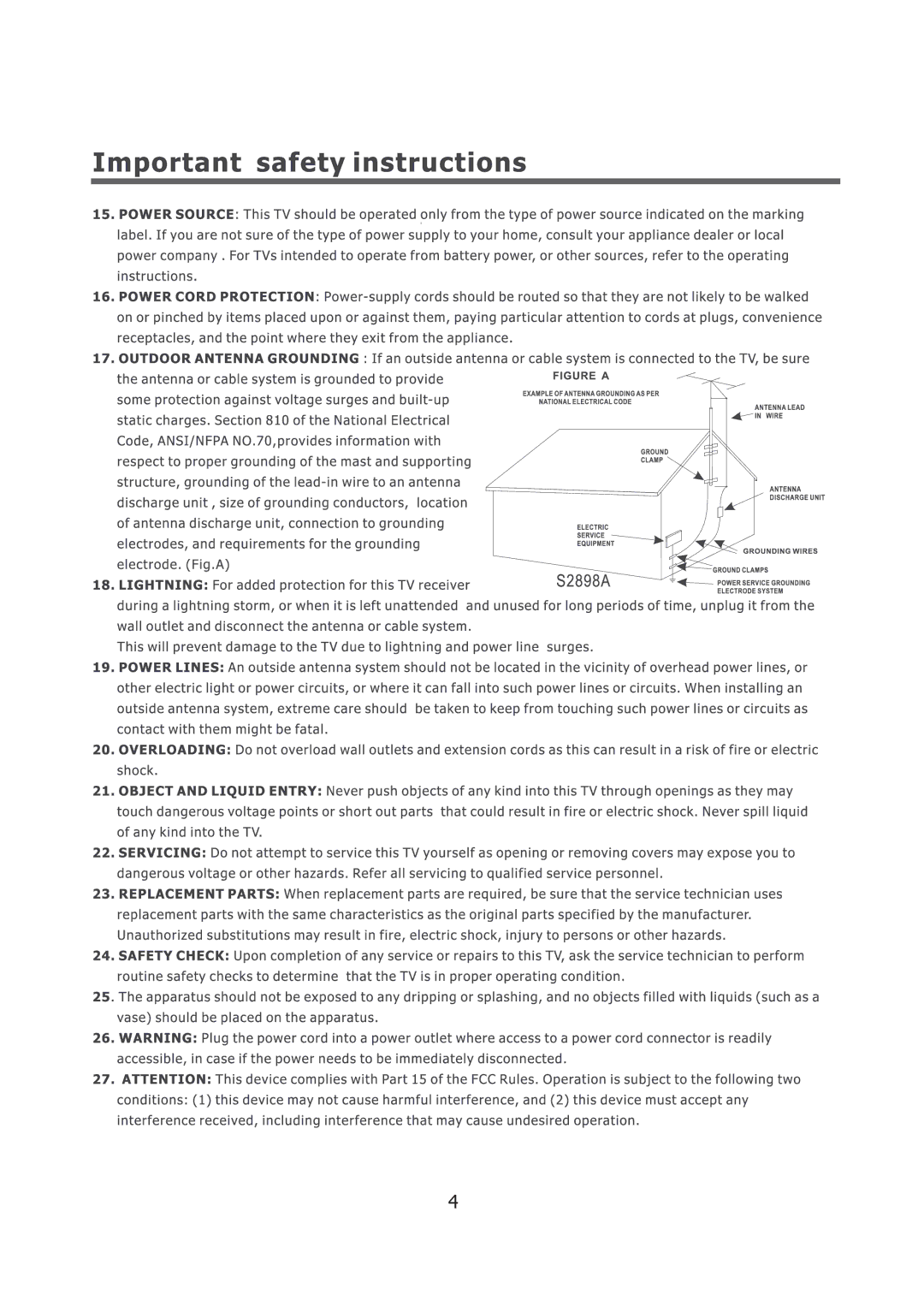 Sears 40LE45S user manual 