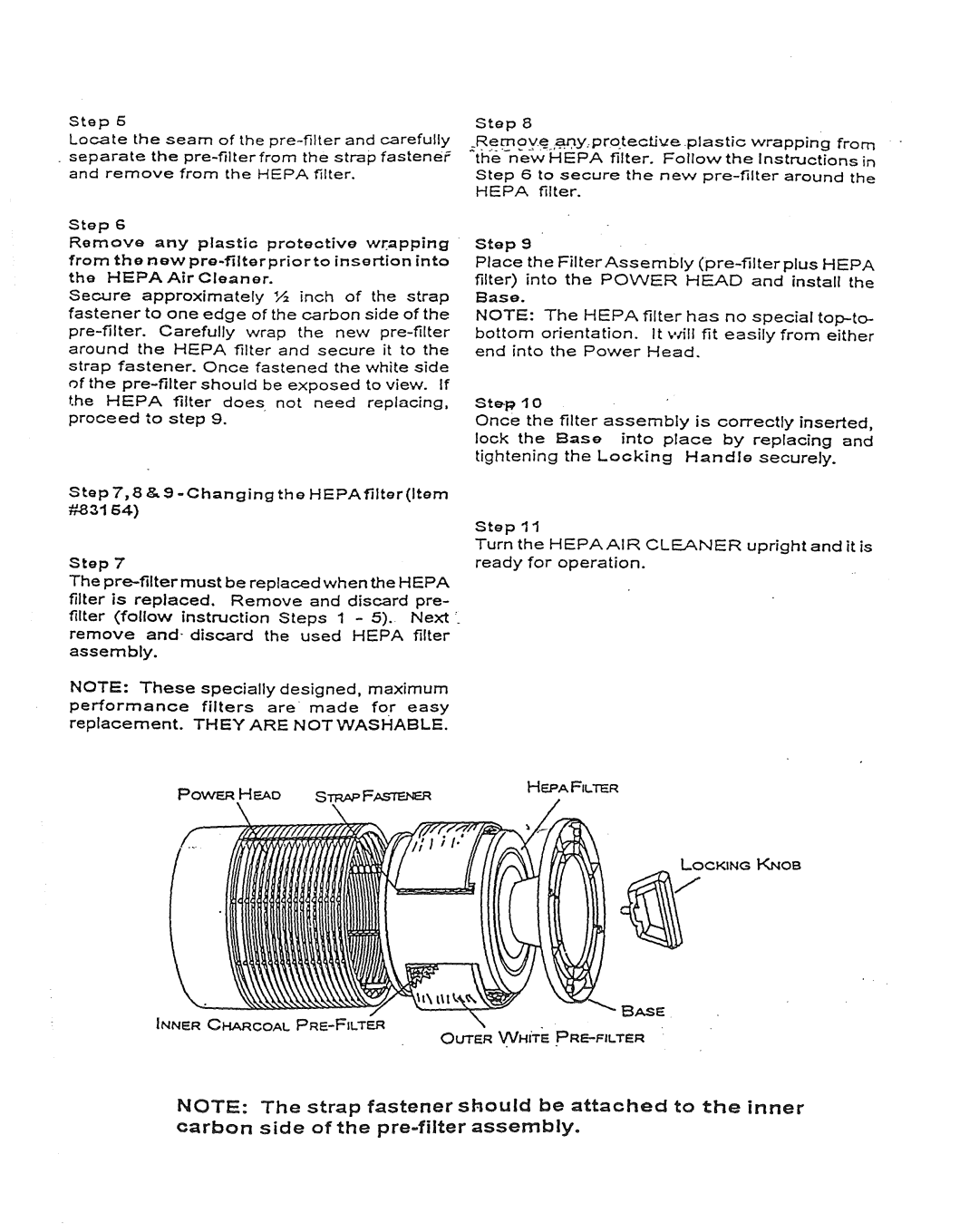 Sears 437.83163 owner manual Power Head, Base 