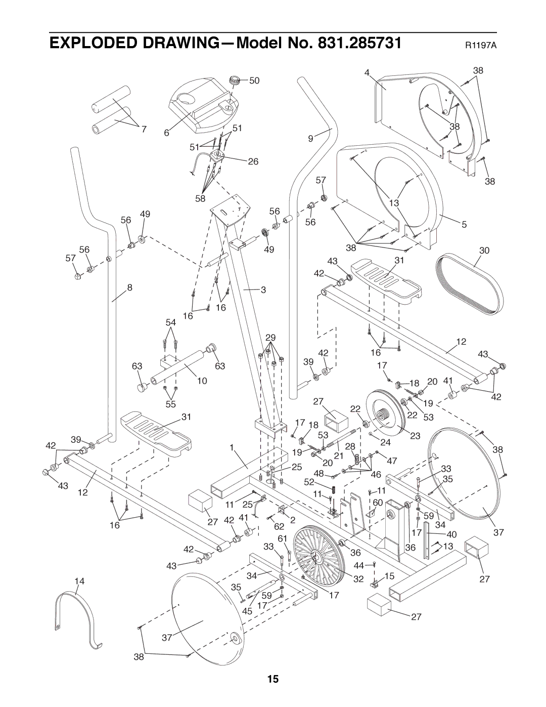 Sears 485E user manual Exploded DRAWINGÑModel No 