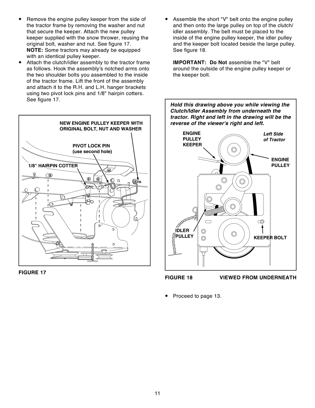 Sears 486.248392 owner manual NEW Engine Pulley Keeper with Original BOLT, NUT and Washer 