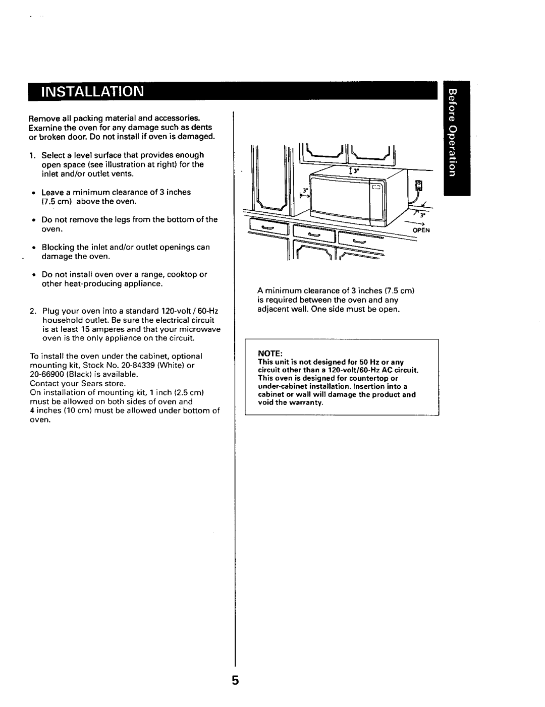 Sears 565.66101 owner manual Select a level surface that provides enough 