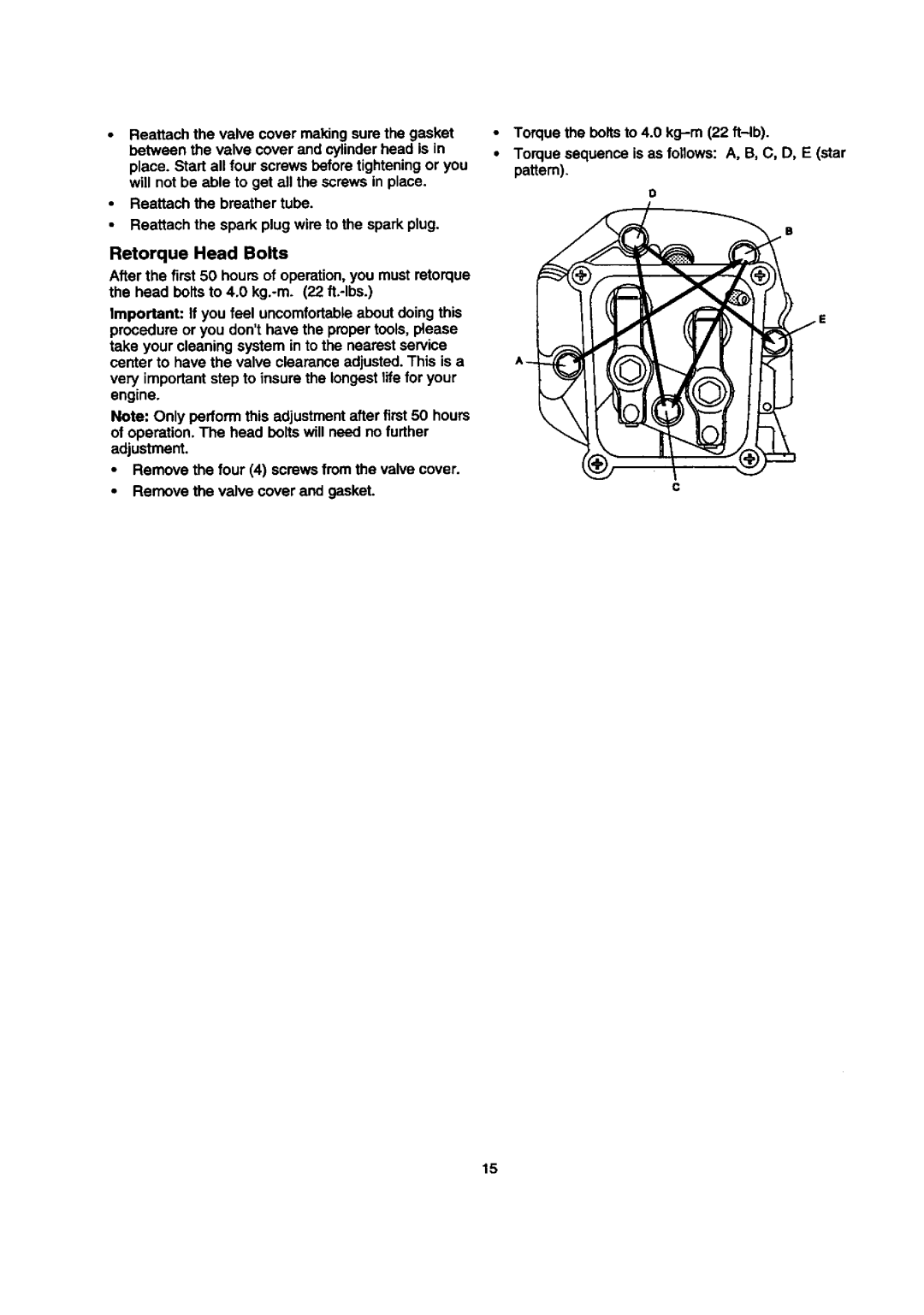 Sears 580.768050 manual Reattach the breather tube 