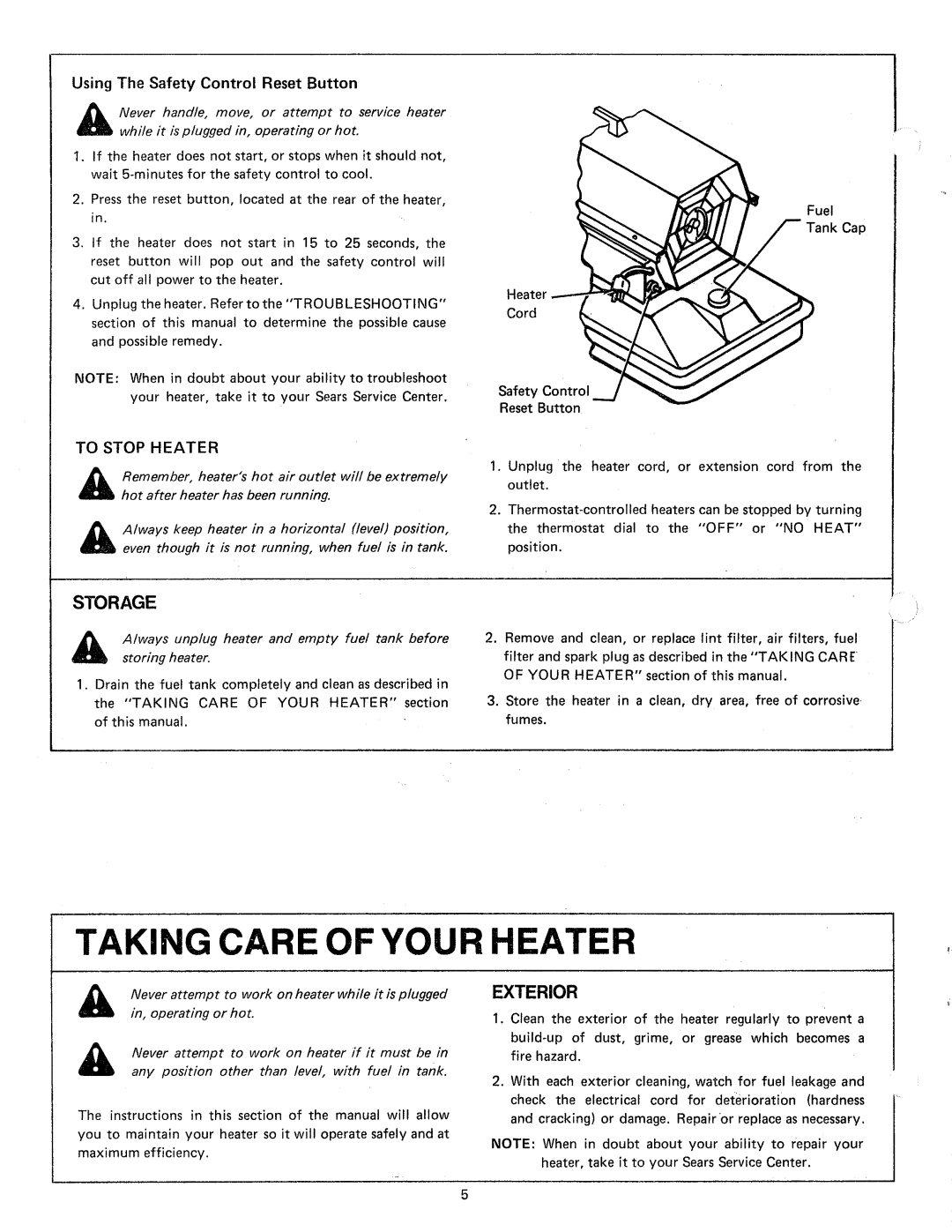 Sears 583.356 manual 